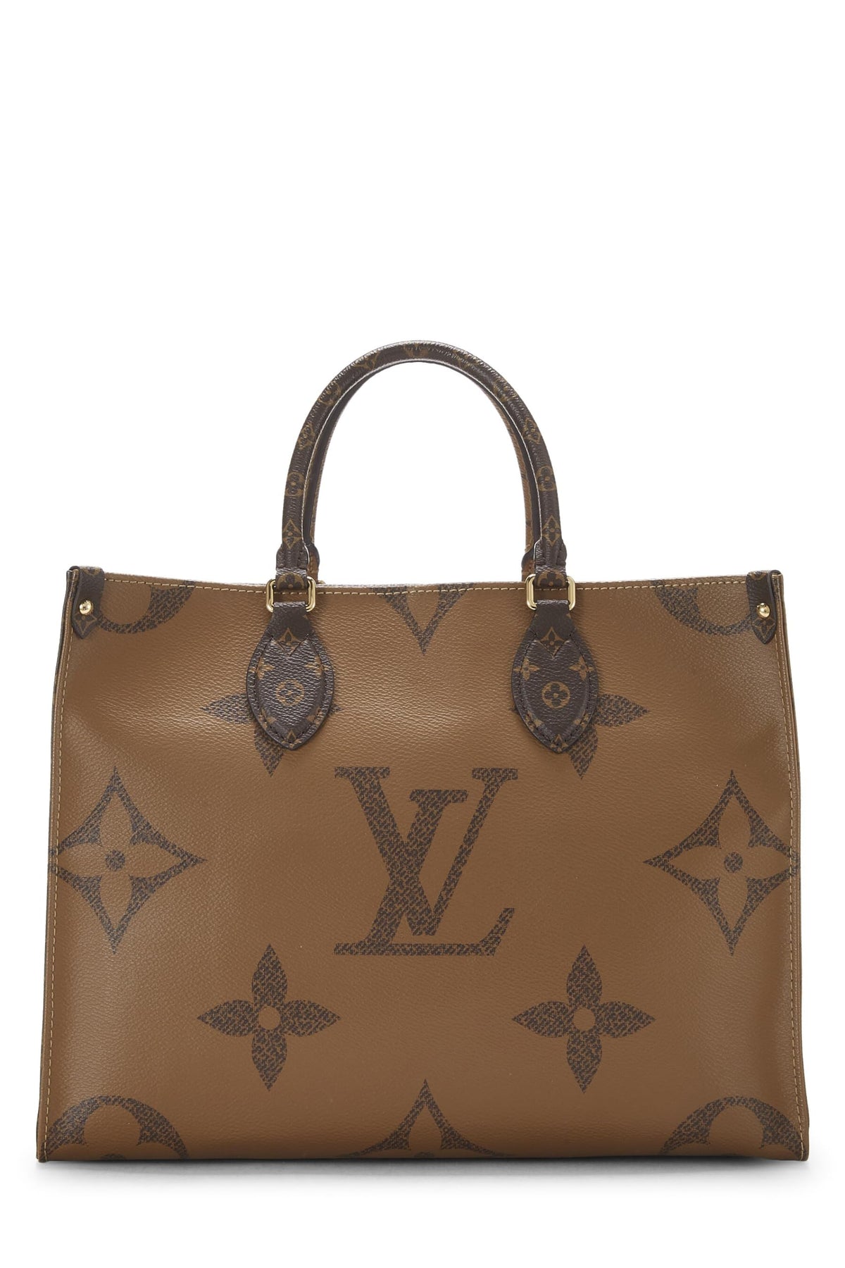 Louis Vuitton,  Monogram Reversed Giant On The Go MM, Brown