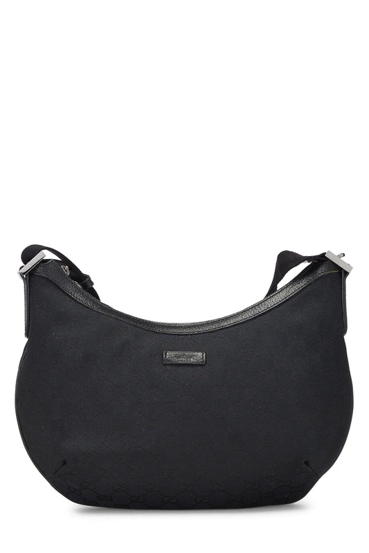 Gucci, Black Original GG Canvas Messenger Small, Black