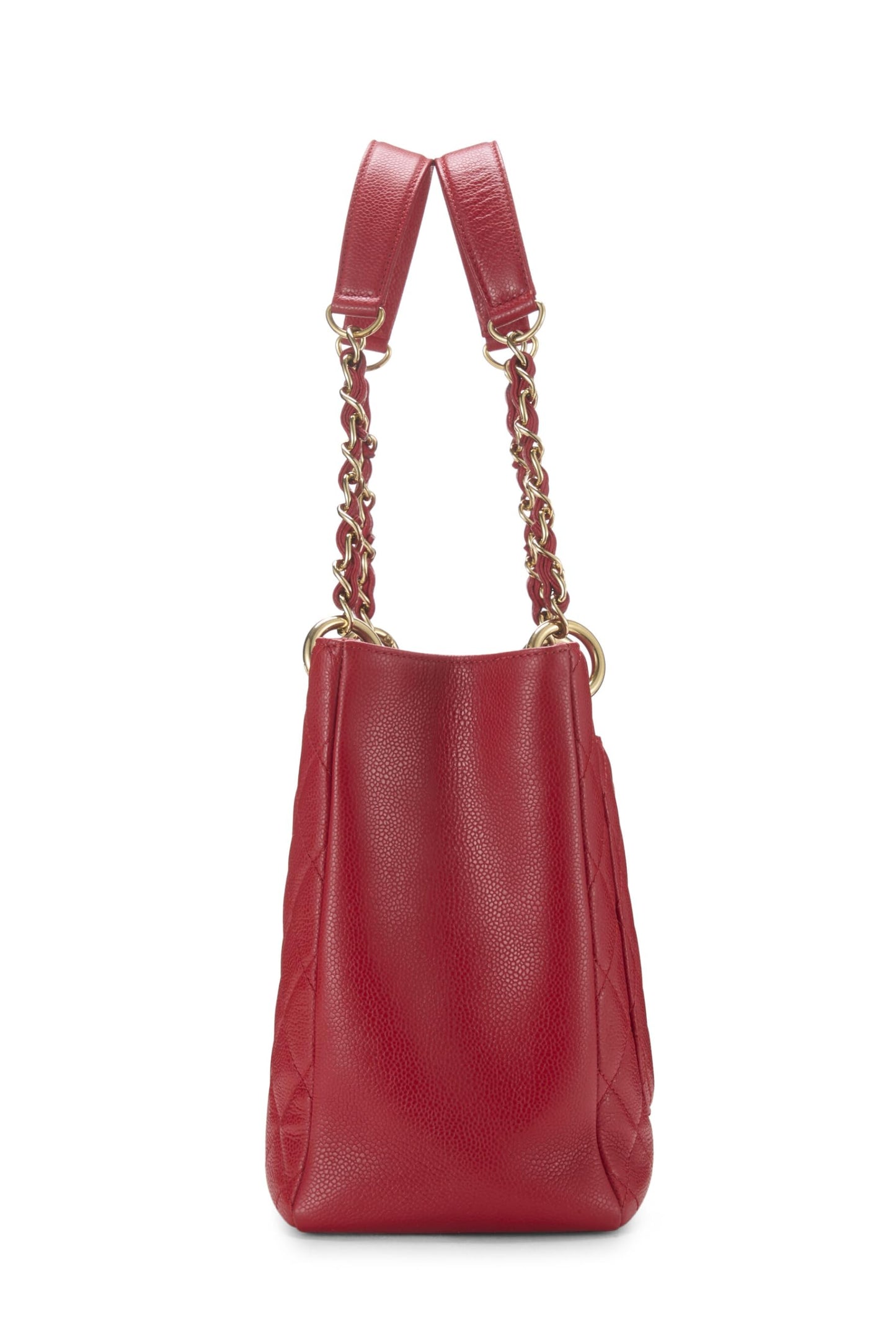 Chanel,  Red Caviar Grand Shopping Tote (GST), Red