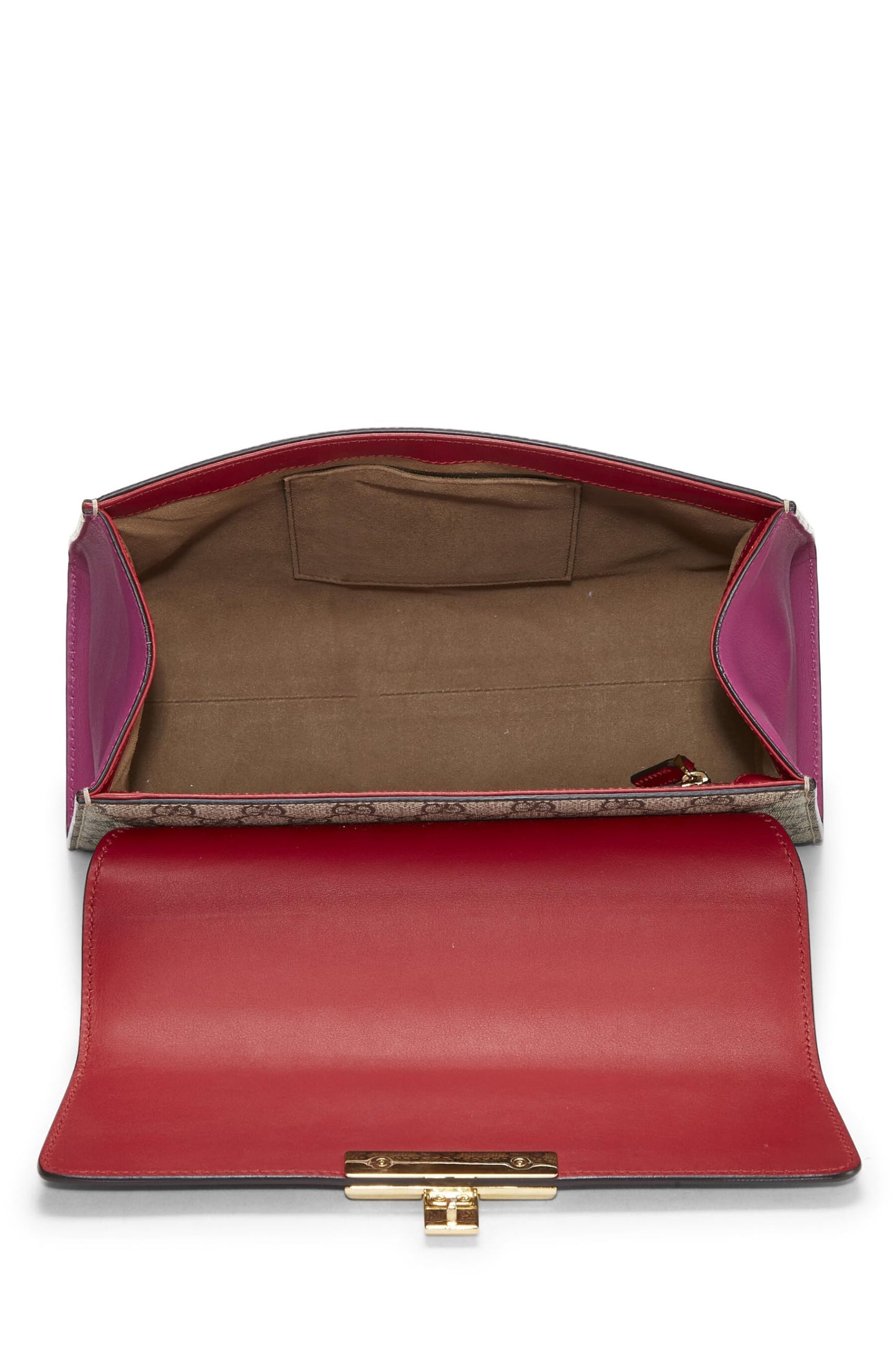 Gucci, Multicolor Original GG Supreme Padlock Top Handle Bag, Multi