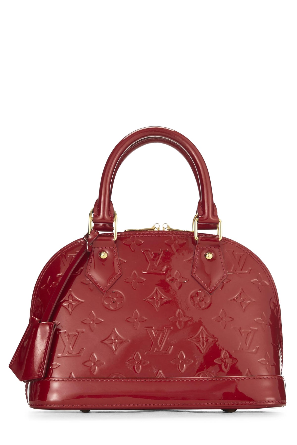 Louis Vuitton,  Cerise Monogram Vernis Alma BB, Red