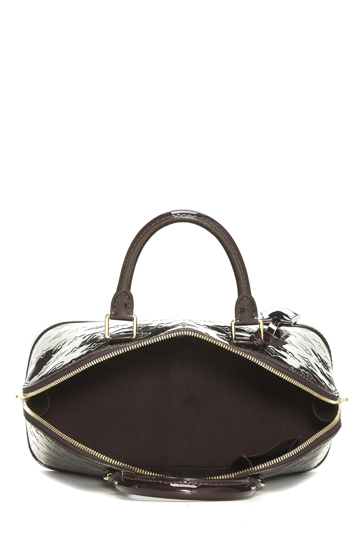 Louis Vuitton,  Amarante Monogram Vernis Alma PM, Purple