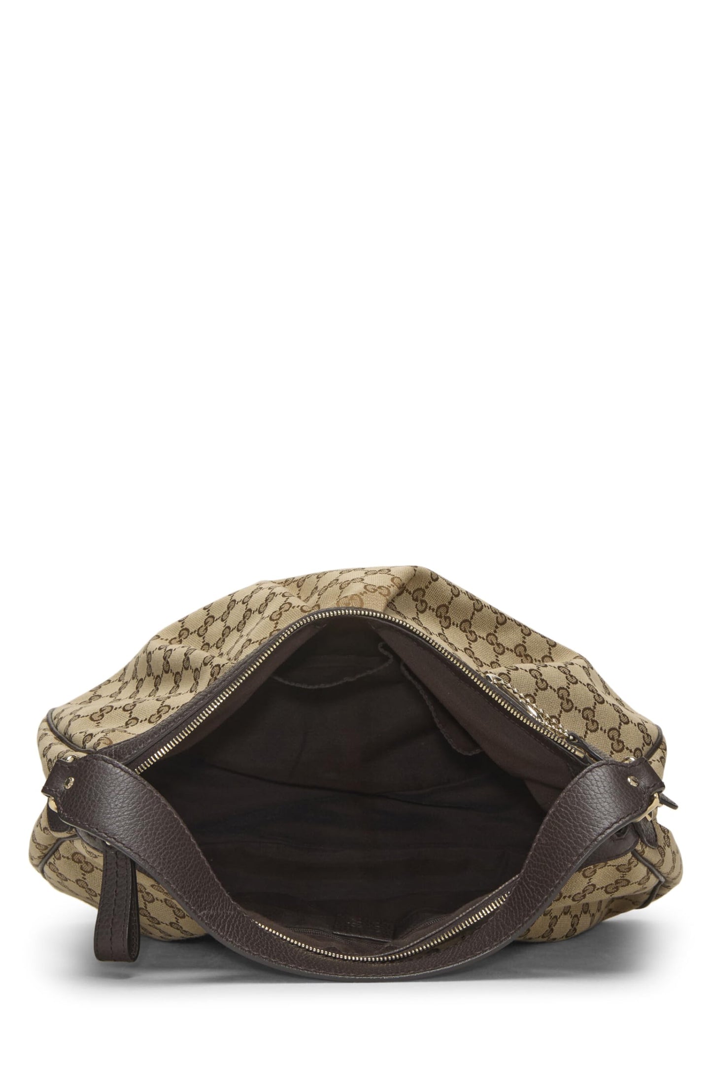 Gucci, Brown Original GG Canvas Sukey Hobo, Brown