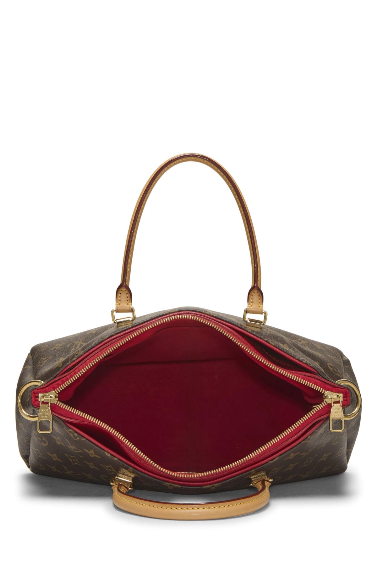 Louis Vuitton,  Red Monogram Canvas Pallas, Red
