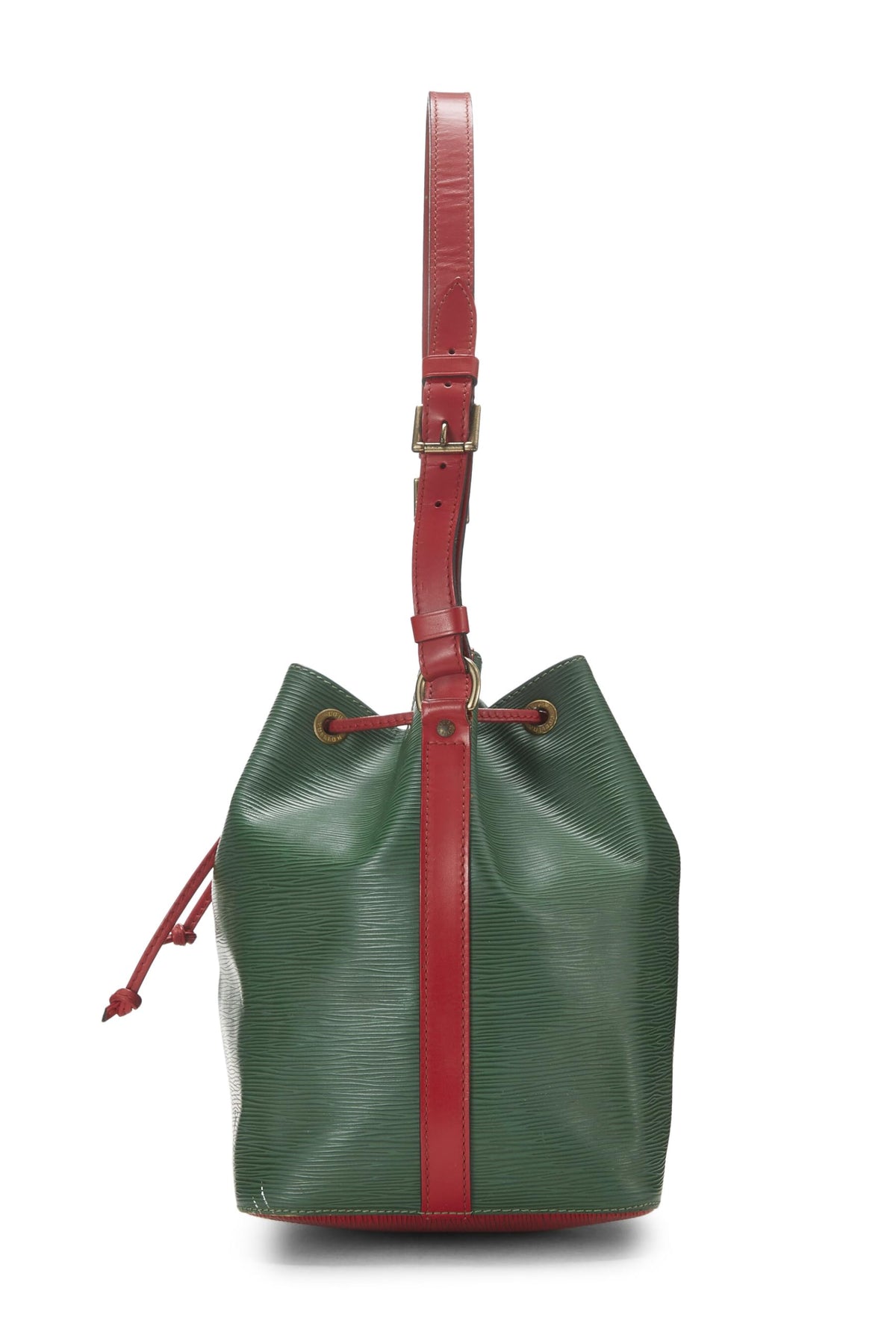 Louis Vuitton,  Bicolor Borneo Green & Red Epi Noé Petite, Multi