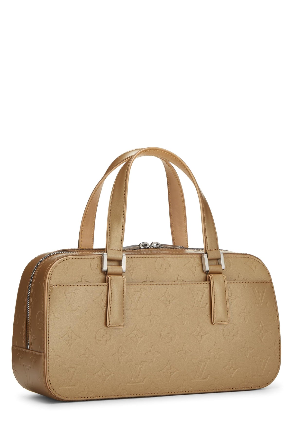 Louis Vuitton,  Beige Vernis Mat Shelton, Beige