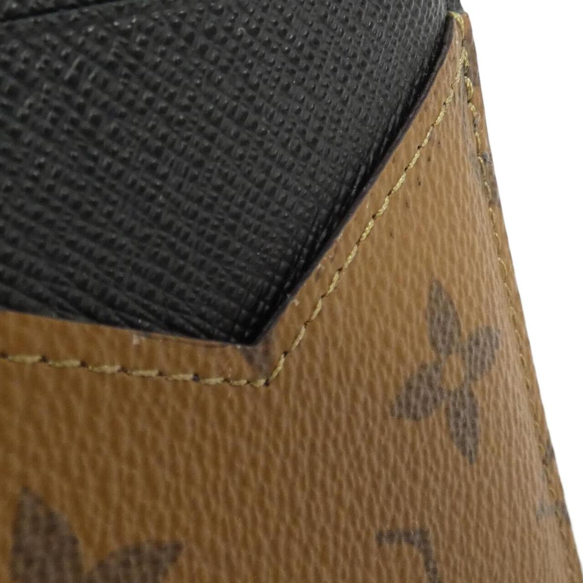 Louis Vuitton Monogram Reversee Porte Jaeger Le Coultre Rome M81912 Coin & Card Case