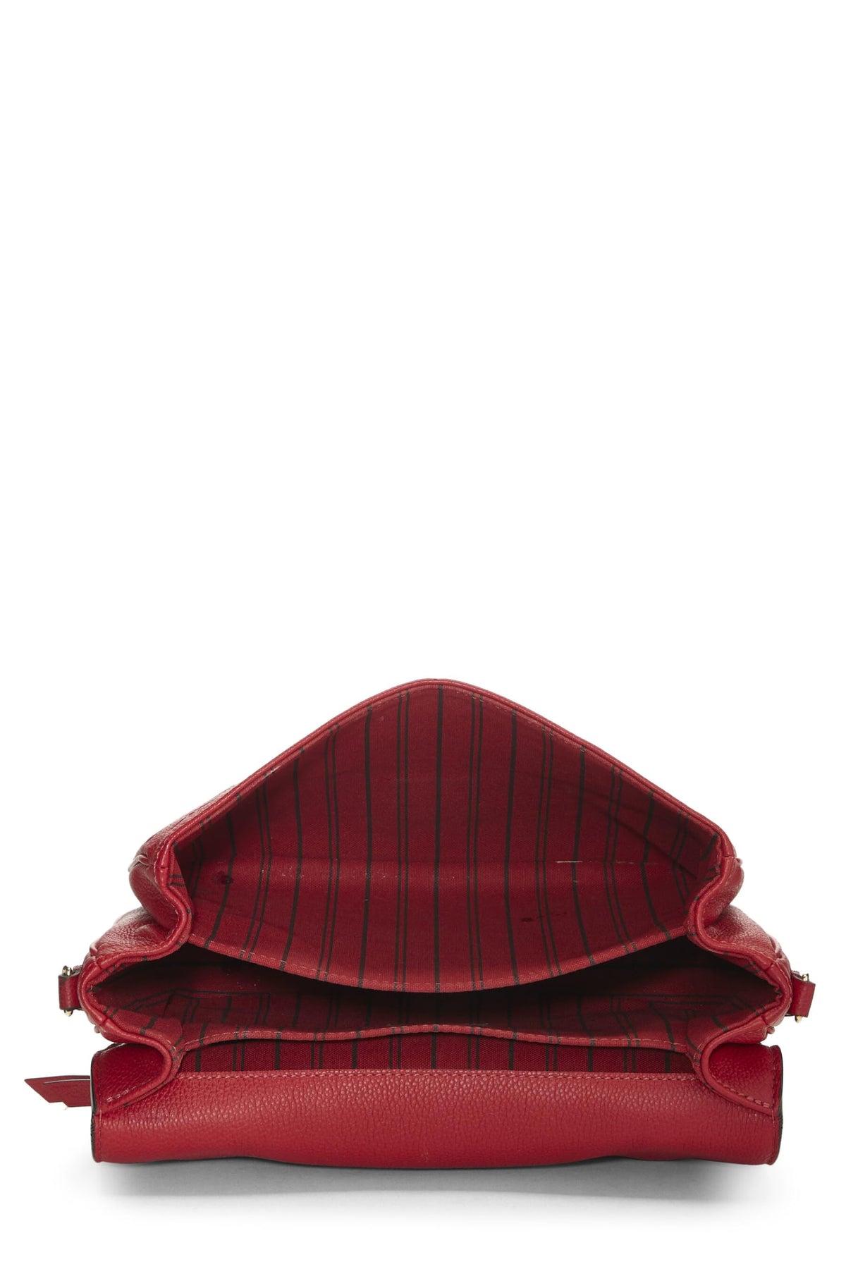 Louis Vuitton,  Cherry Monogram Empreinte Pochette Metis, Red