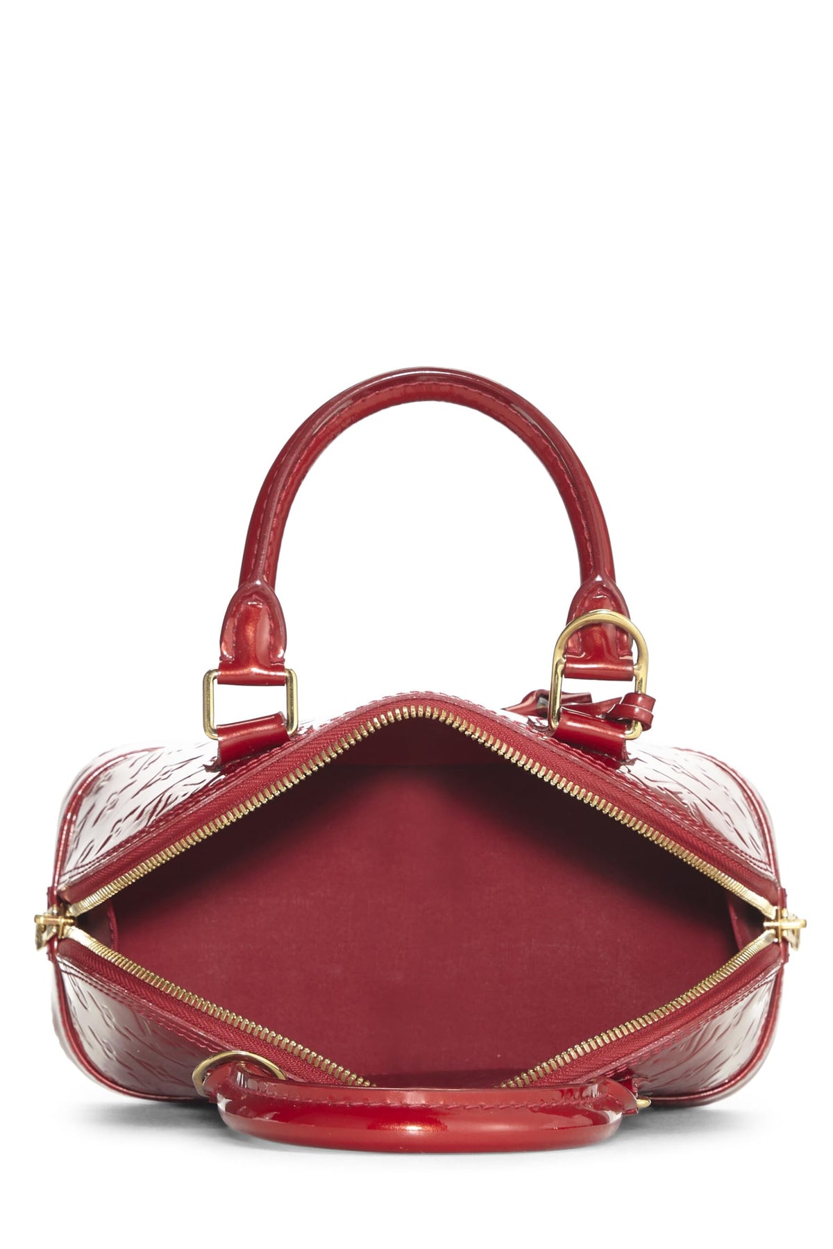 Louis Vuitton,  Cerise Monogram Vernis Alma BB, Red