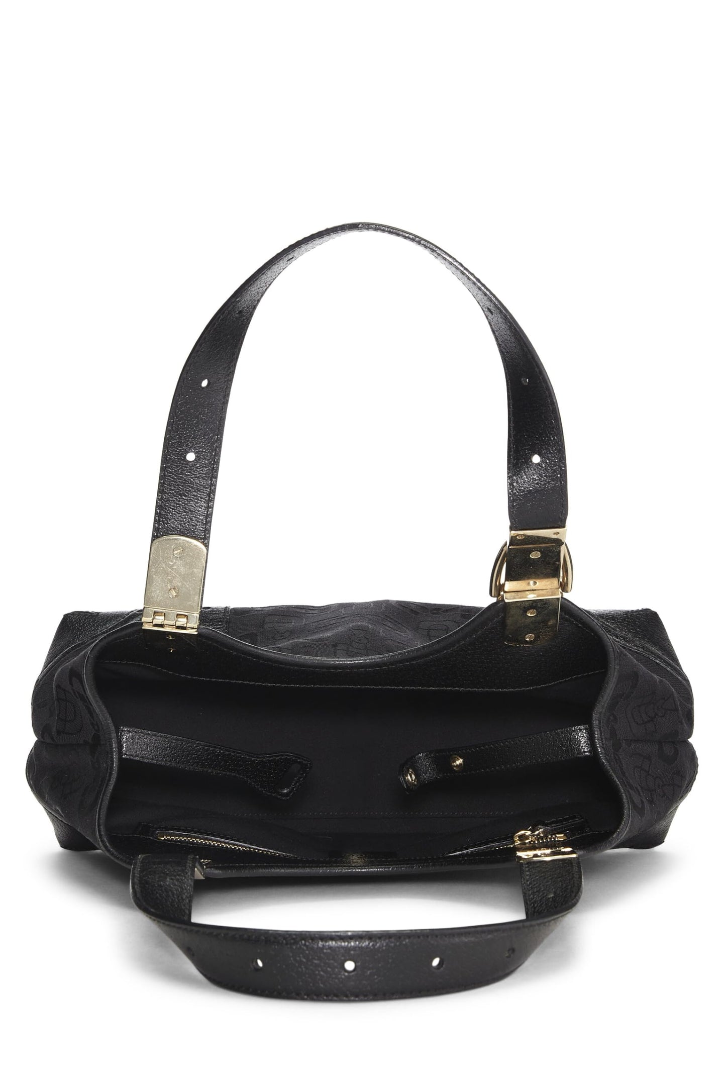 Gucci, Black Canvas Tote Small, Black