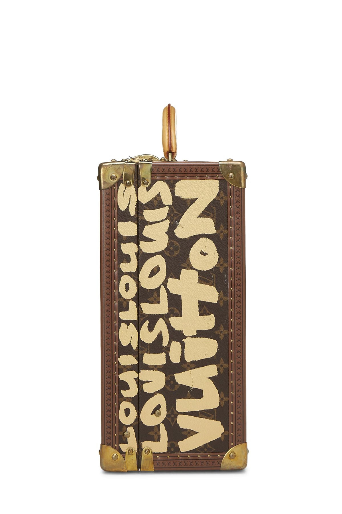 Louis Vuitton,  Stephen Sprouse x Louis Vuitton Beige Monogram Graffiti Canvas Trunk, Beige