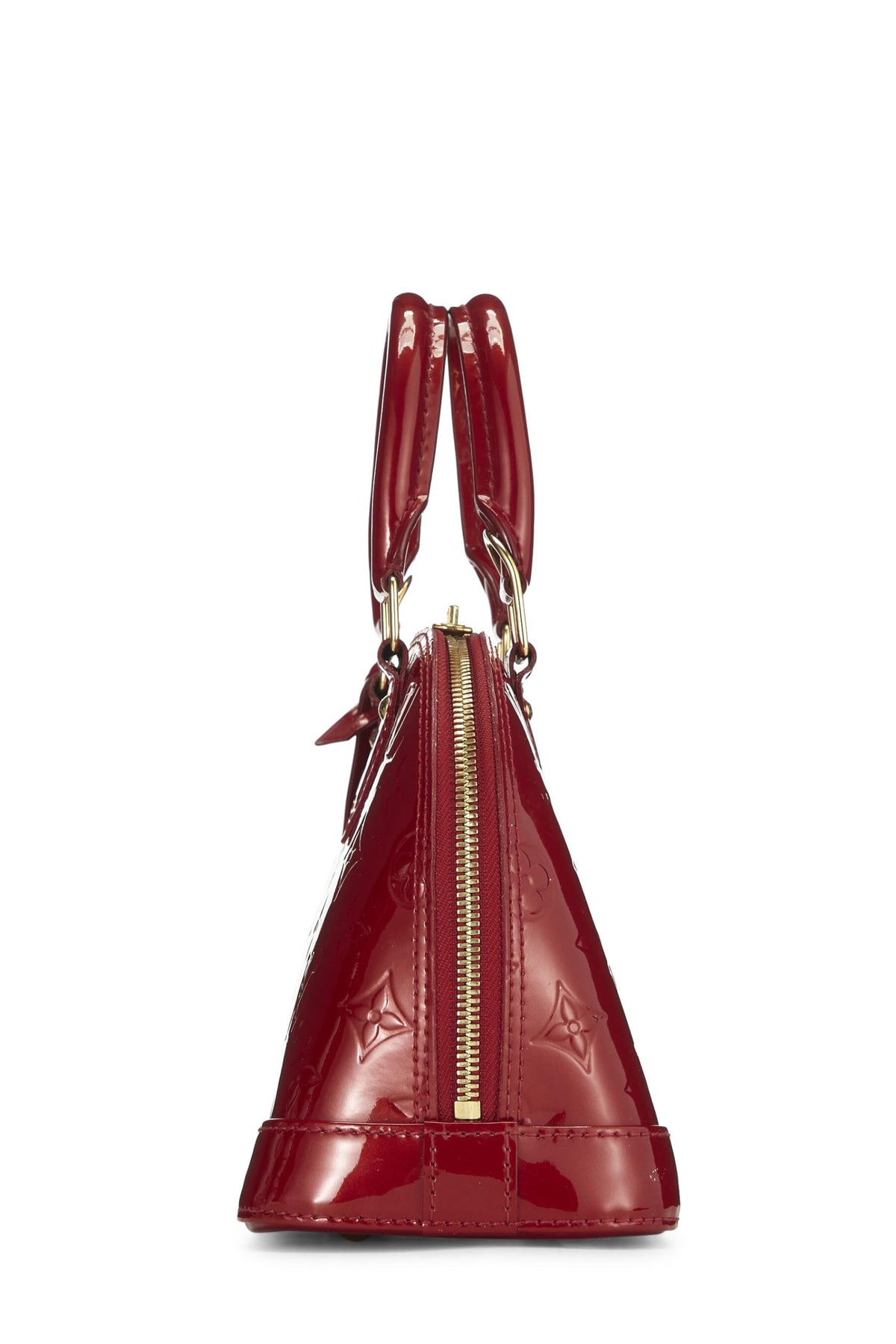 Louis Vuitton,  Cerise Monogram Vernis Alma BB, Red