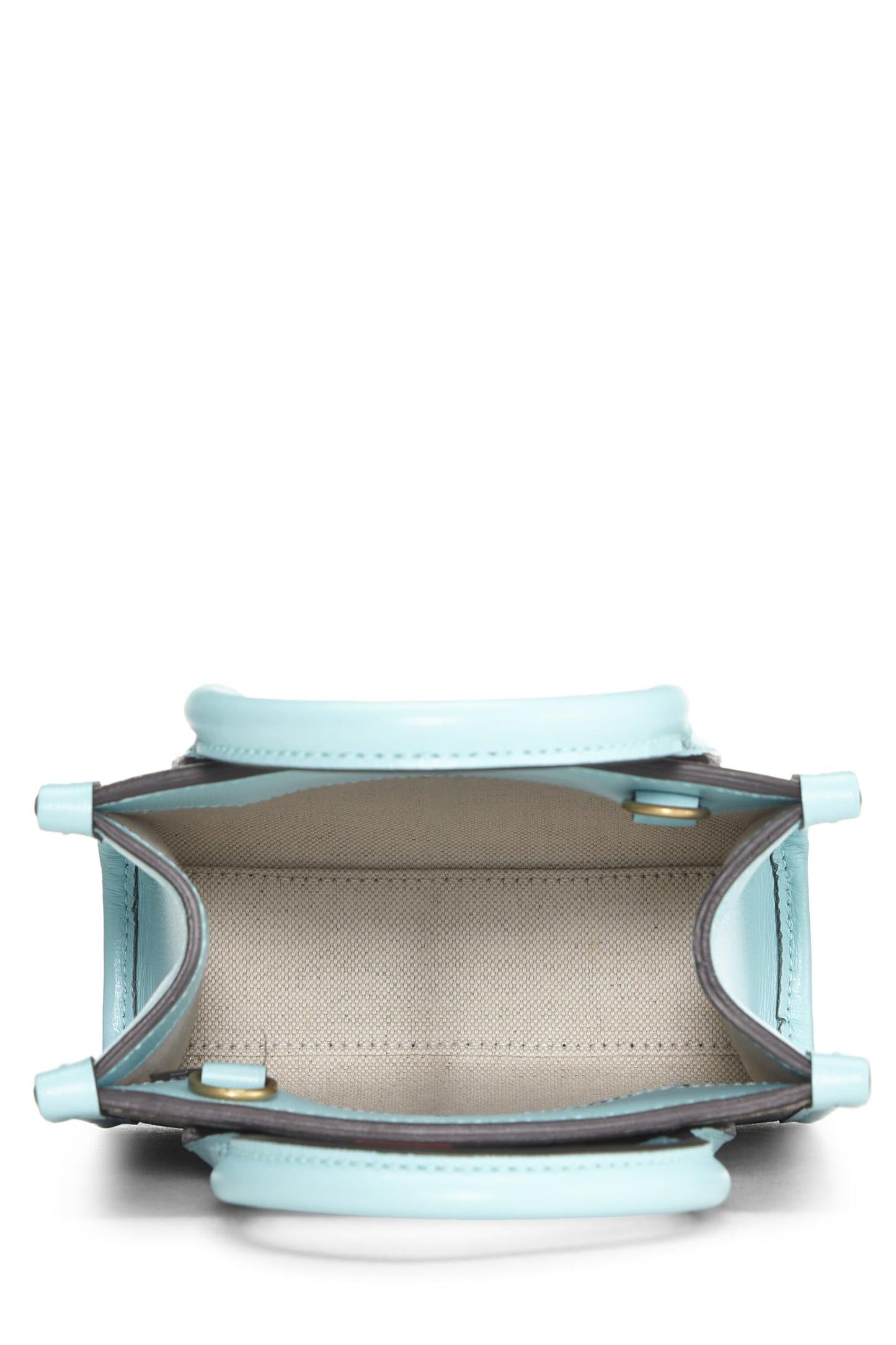 Gucci, Turquoise Original GG Supreme Canvas Tiger Tote Mini, Navy