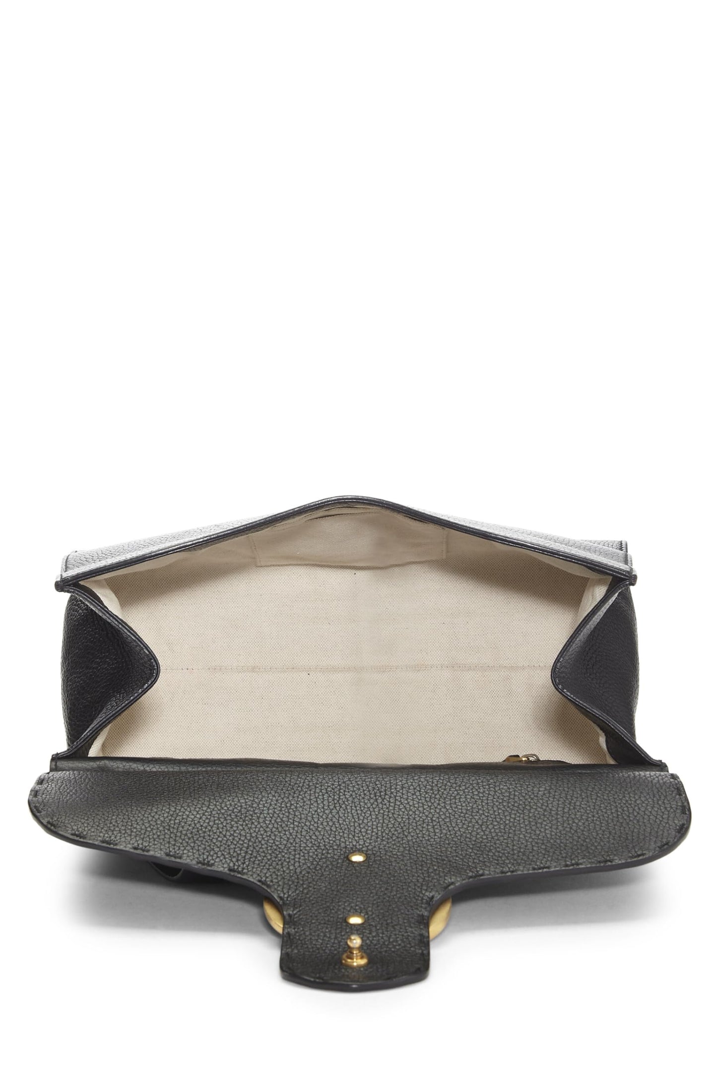 Gucci, Black Leather GG Marmont Top Handle Flap Bag Small, Black