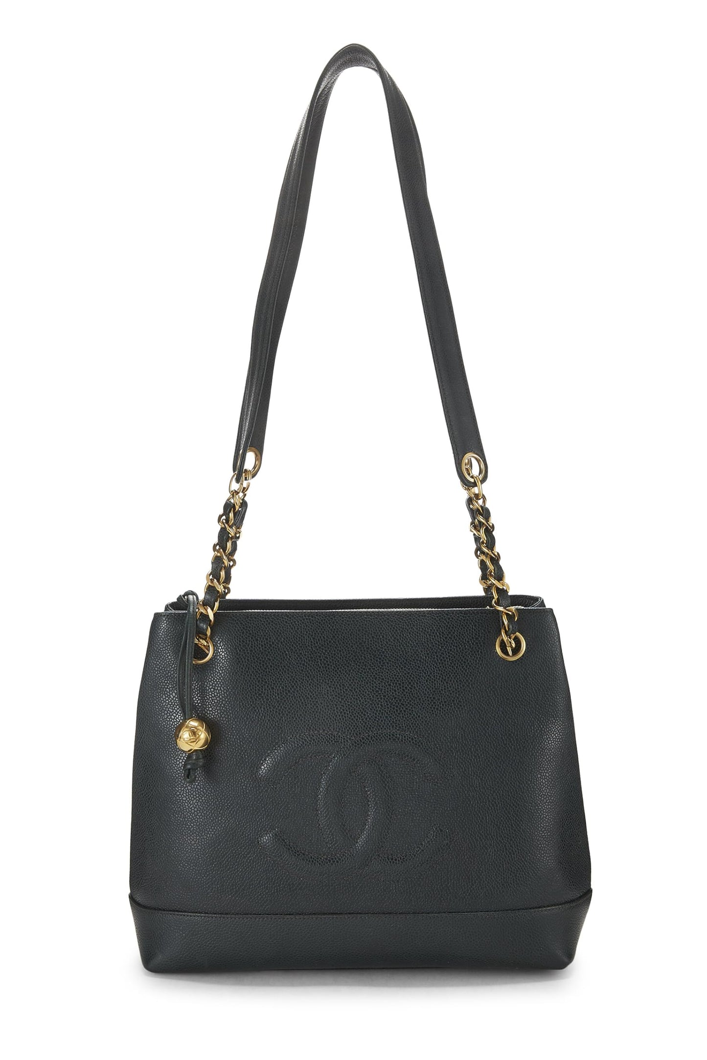 Chanel,  Green Caviar 'CC' Tote Small, Green