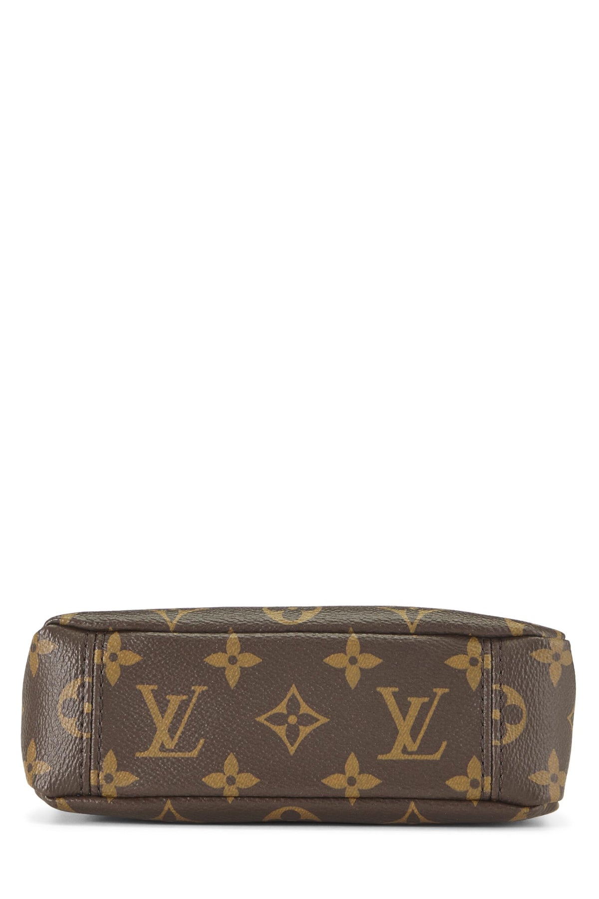 Louis Vuitton,  Black Monogram Canvas Pallas Nano, Black