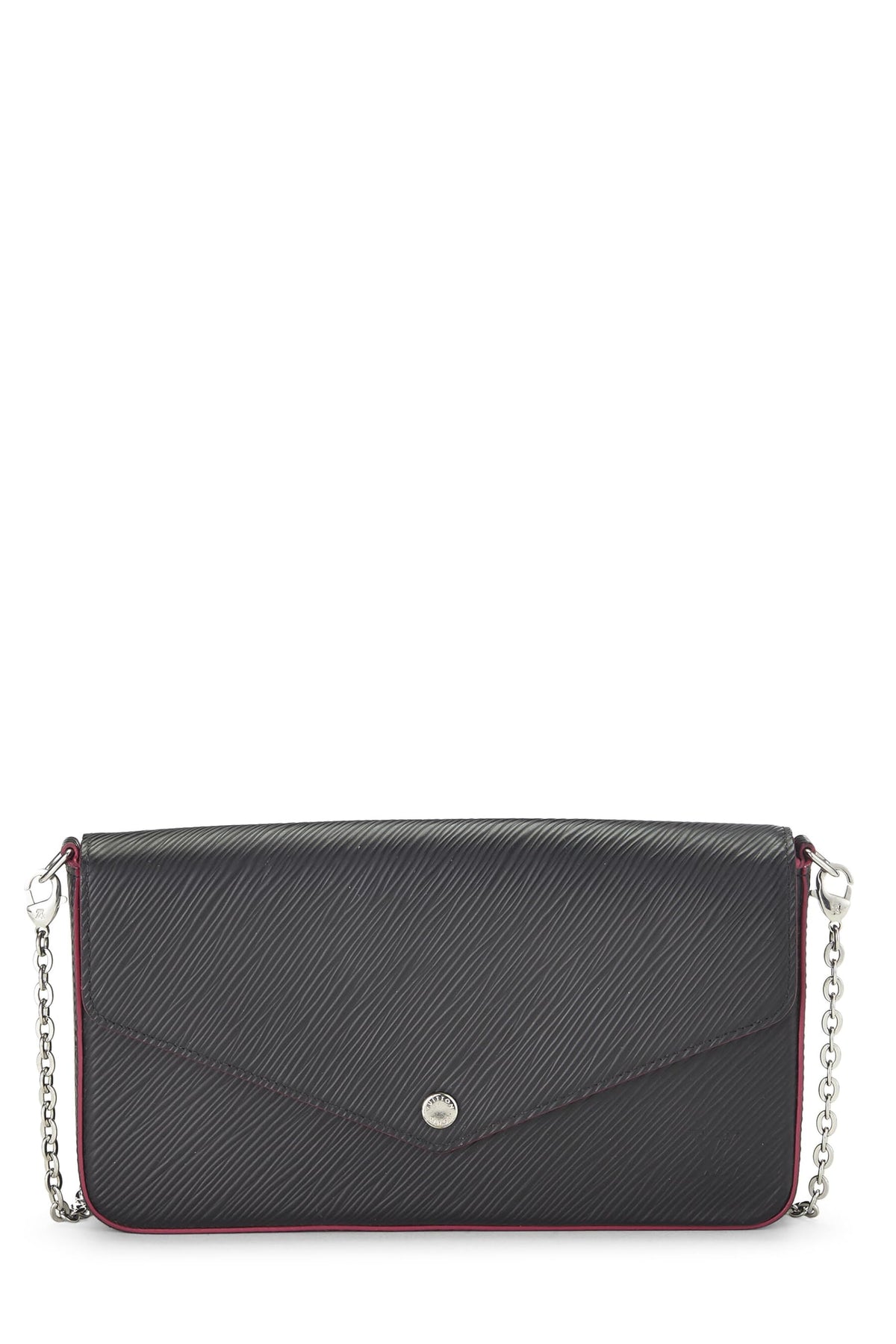 Louis Vuitton,  Black Epi Pochette Felicie, Black