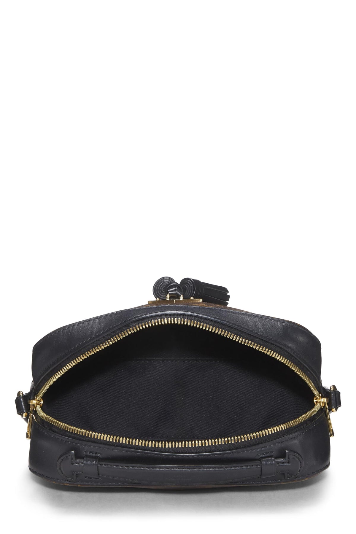 Louis Vuitton,  Black Monogram Canvas Saintonge, Black