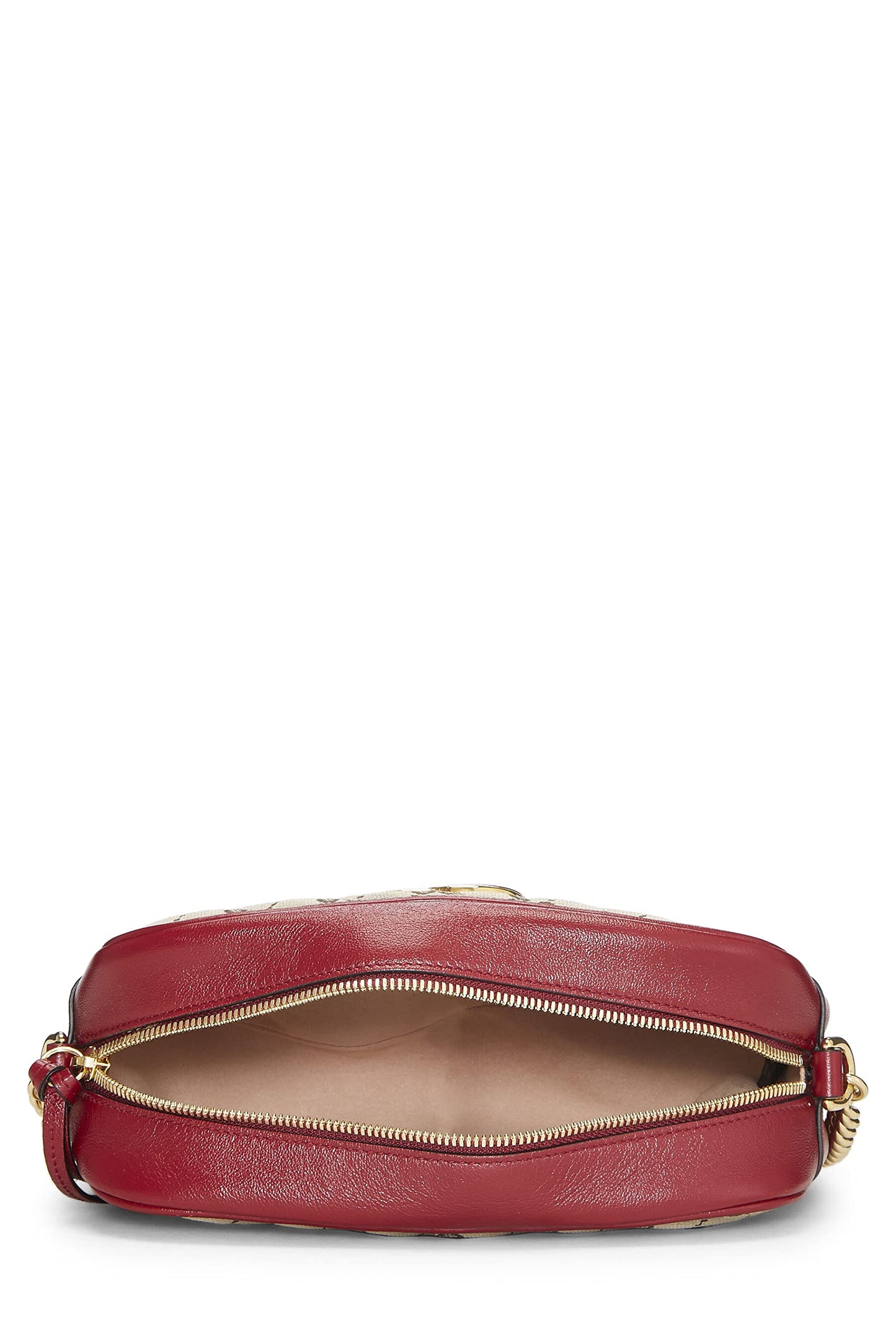 Gucci, Red Original GG Canvas Marmont Crossbody Small, Red