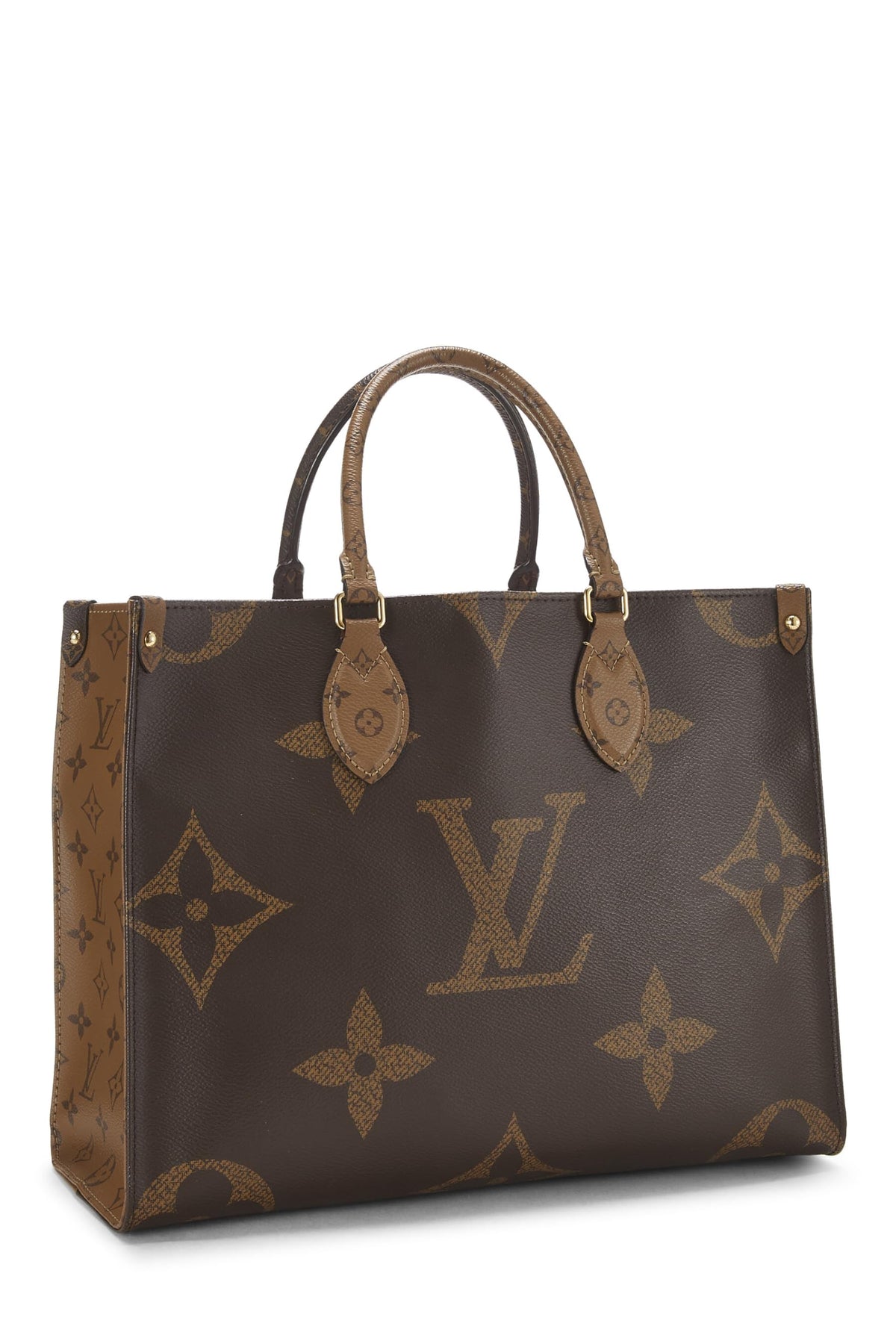 Louis Vuitton,  Monogram Reversed Giant On The Go MM, Brown