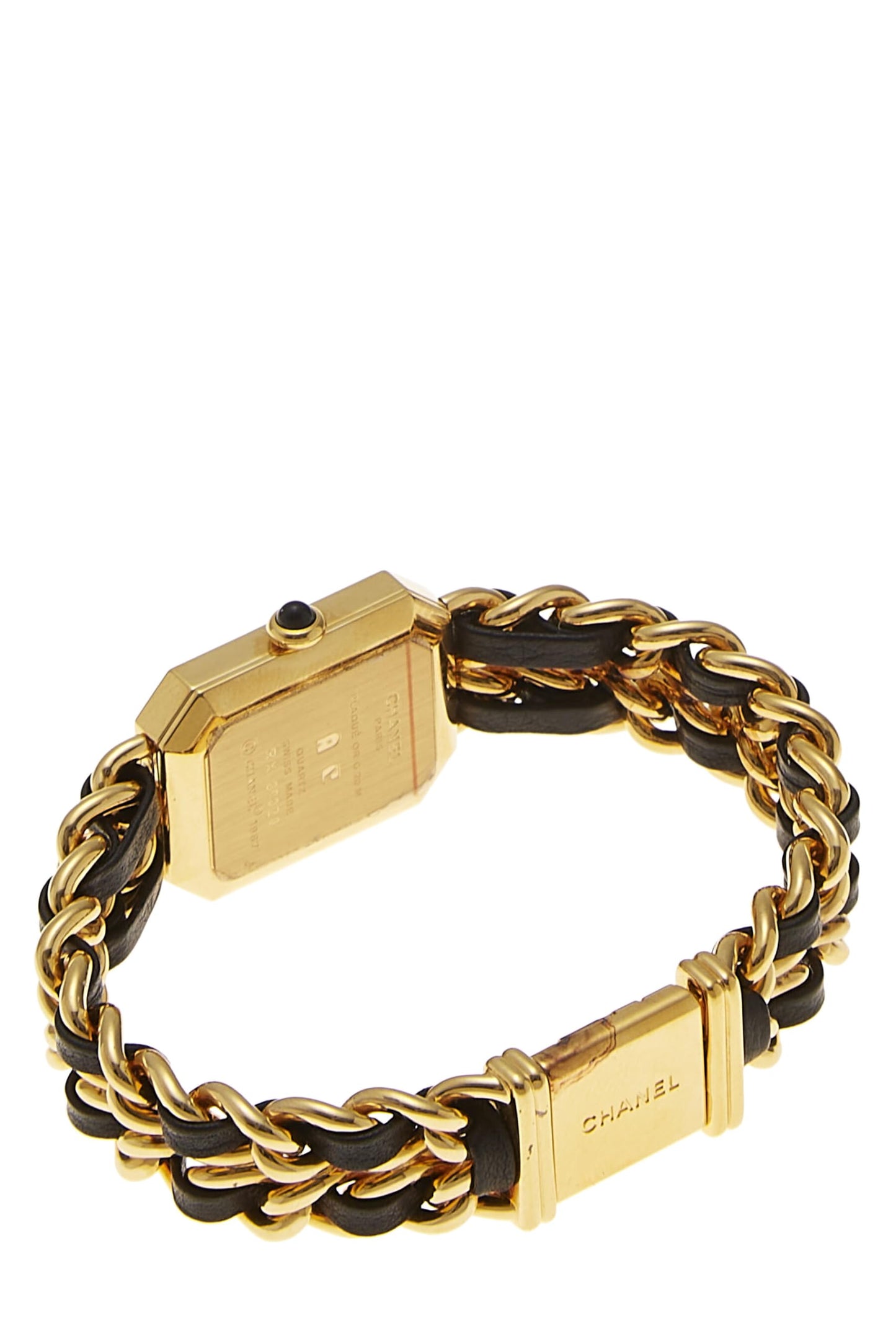 Chanel,  Black & Gold Premiere Watch Medium, Black