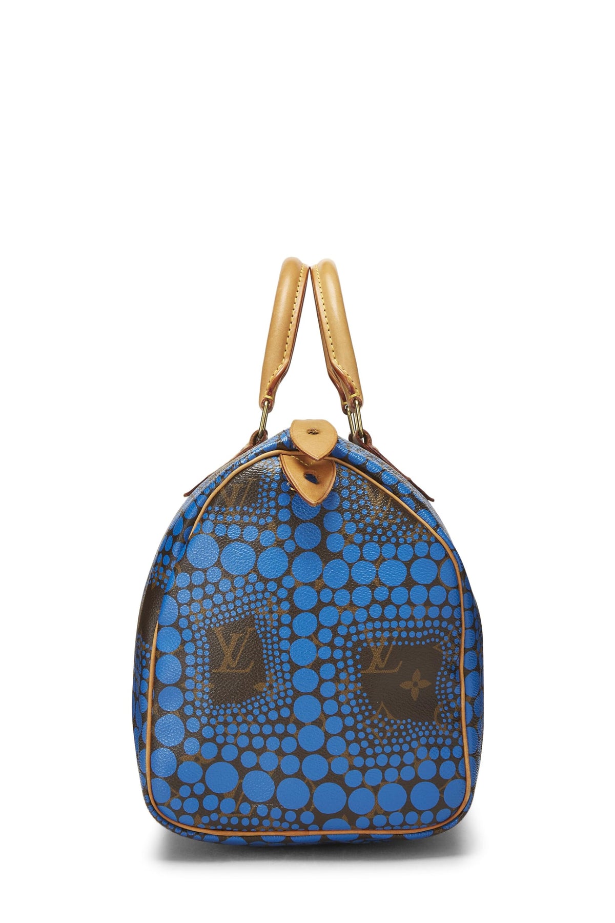 Louis Vuitton,  Yayoi Kusama x Louis Vuitton Blue Monogram Dots Infinity Speedy 30, Blue
