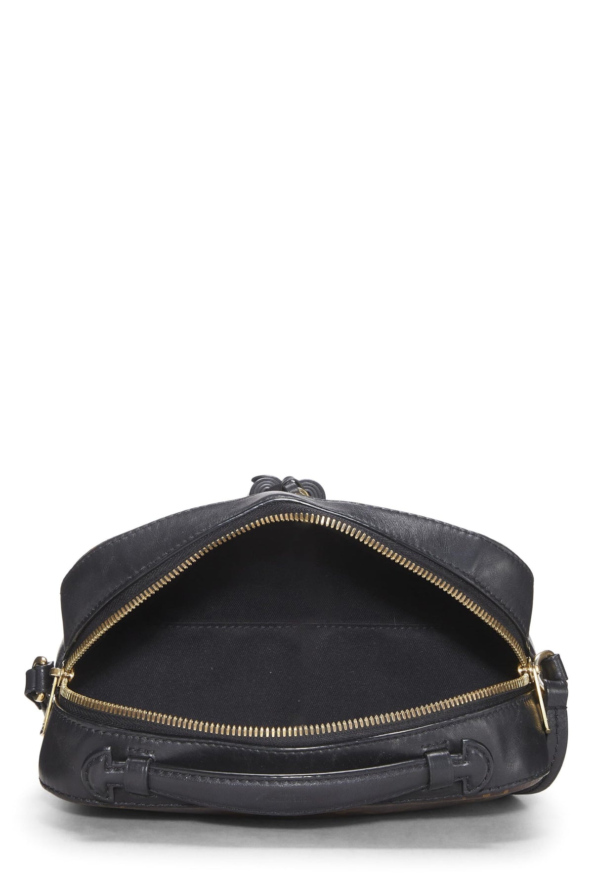 Louis Vuitton,  Black Monogram Canvas Saintonge, Black