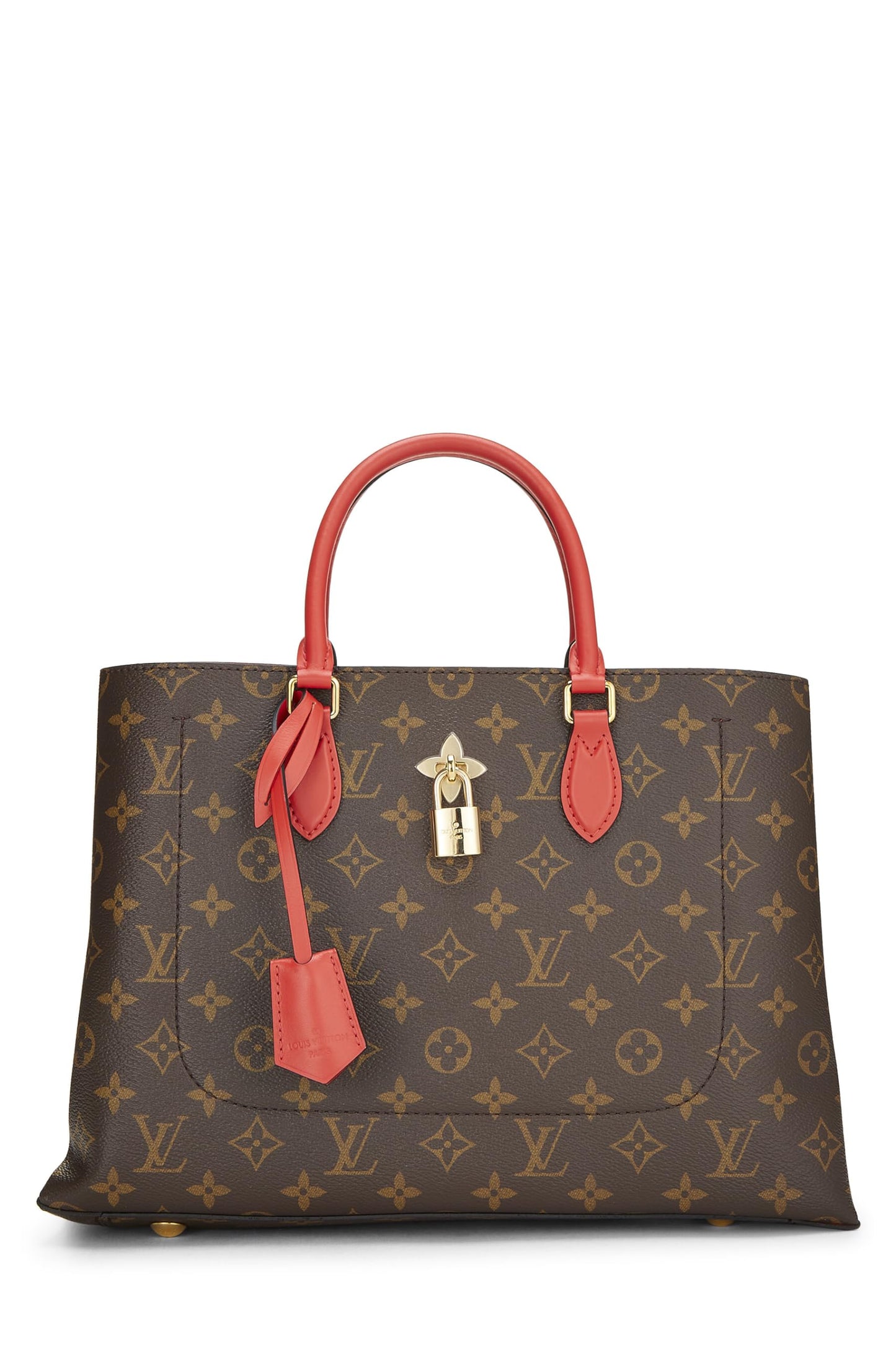 Louis Vuitton,  Red Monogram Flower Tote, Red
