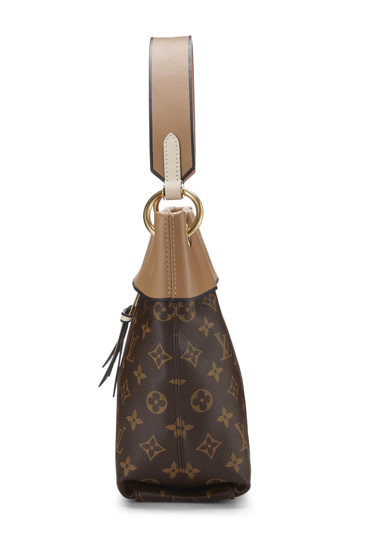Louis Vuitton,  Beige Monogram Canvas Tuileries Besace, Beige