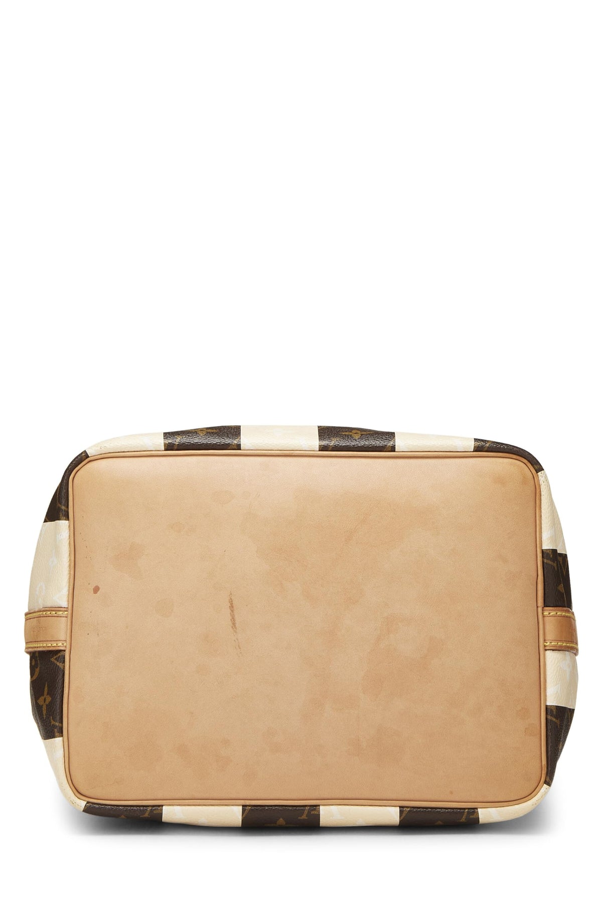 Louis Vuitton,  Monogram Canvas Cream Rayures Noé Petite, Cream