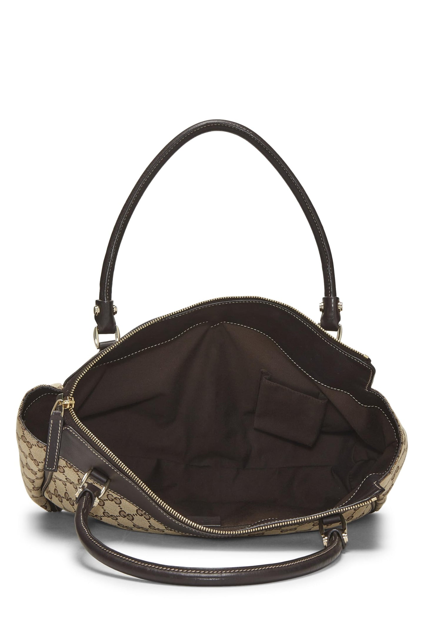 Gucci, Original GG Canvas Abbey Zip Tote, Brown