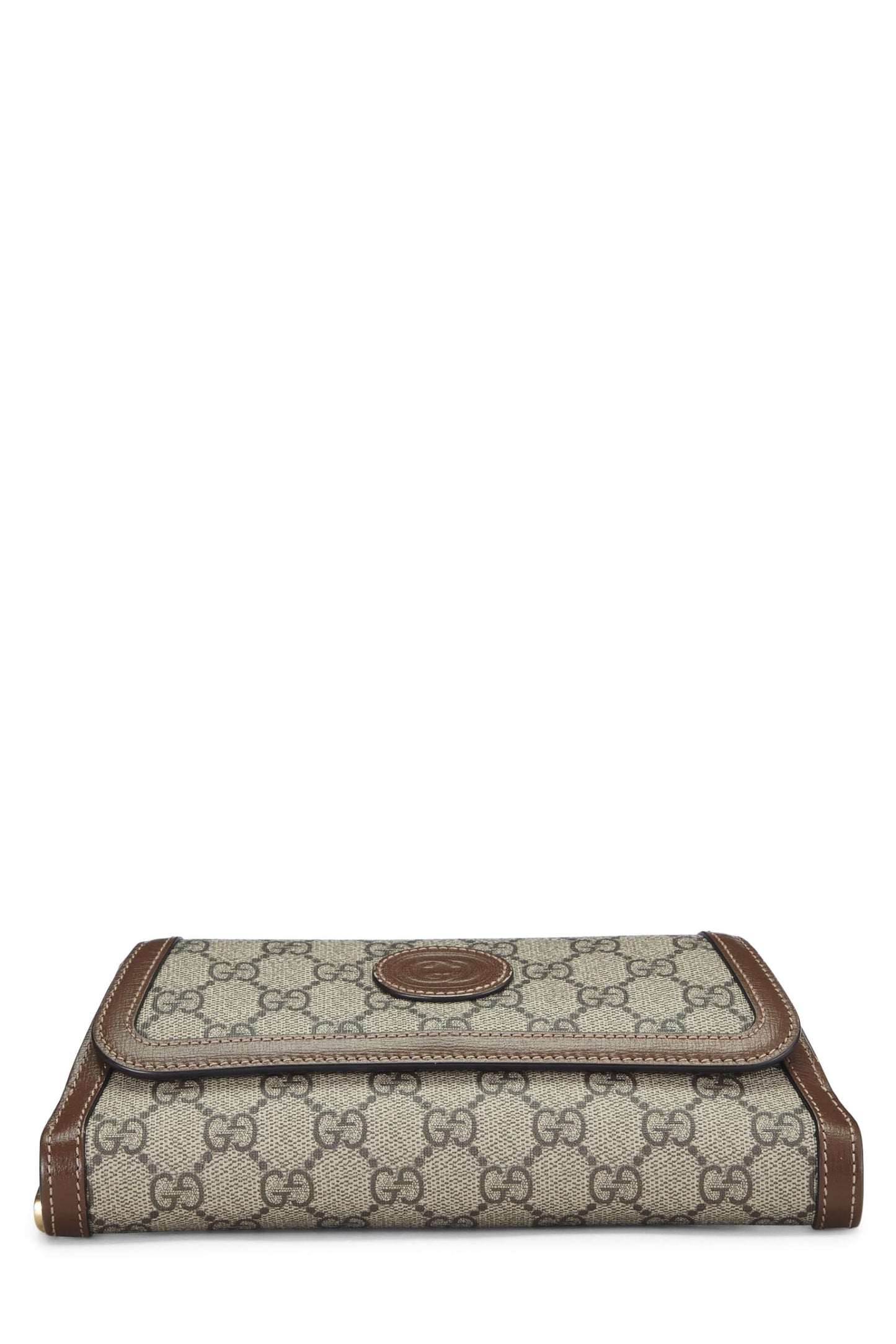 Gucci, GG Supreme Canvas Crossbody Bag, Brown