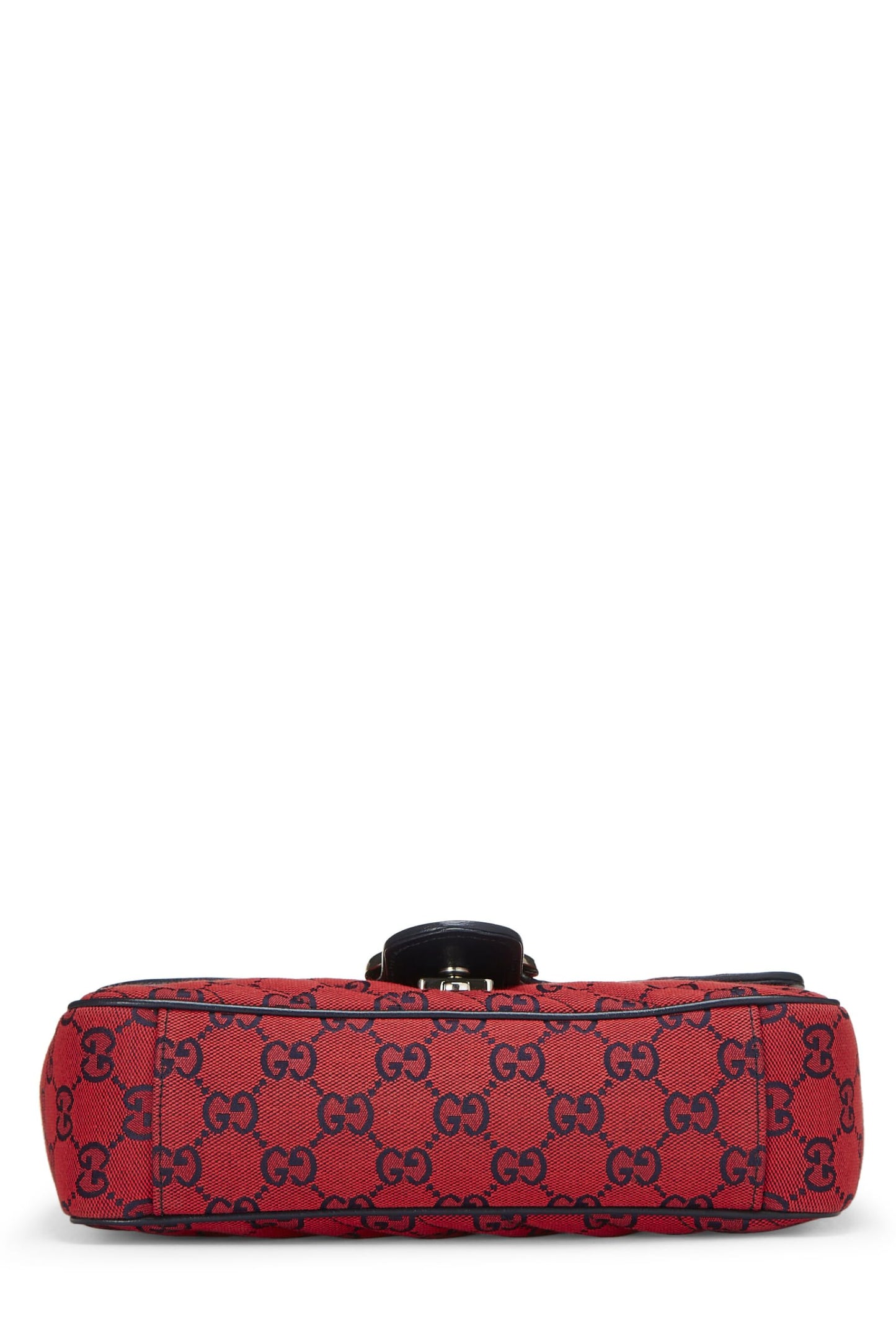 Gucci, Red GG Canvas Marmont Shoulder Bag Small, Red