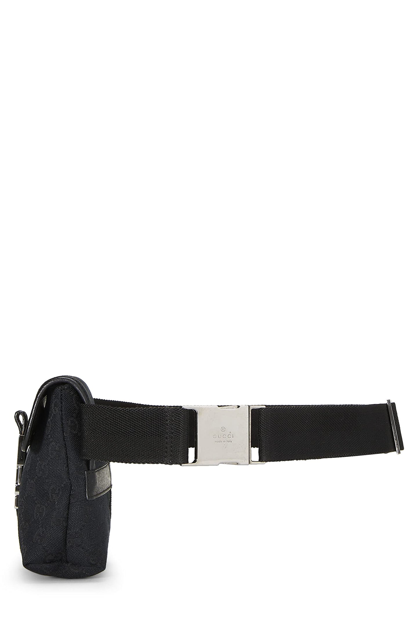 Gucci, Black GG Canvas Belt Bag Small, Black