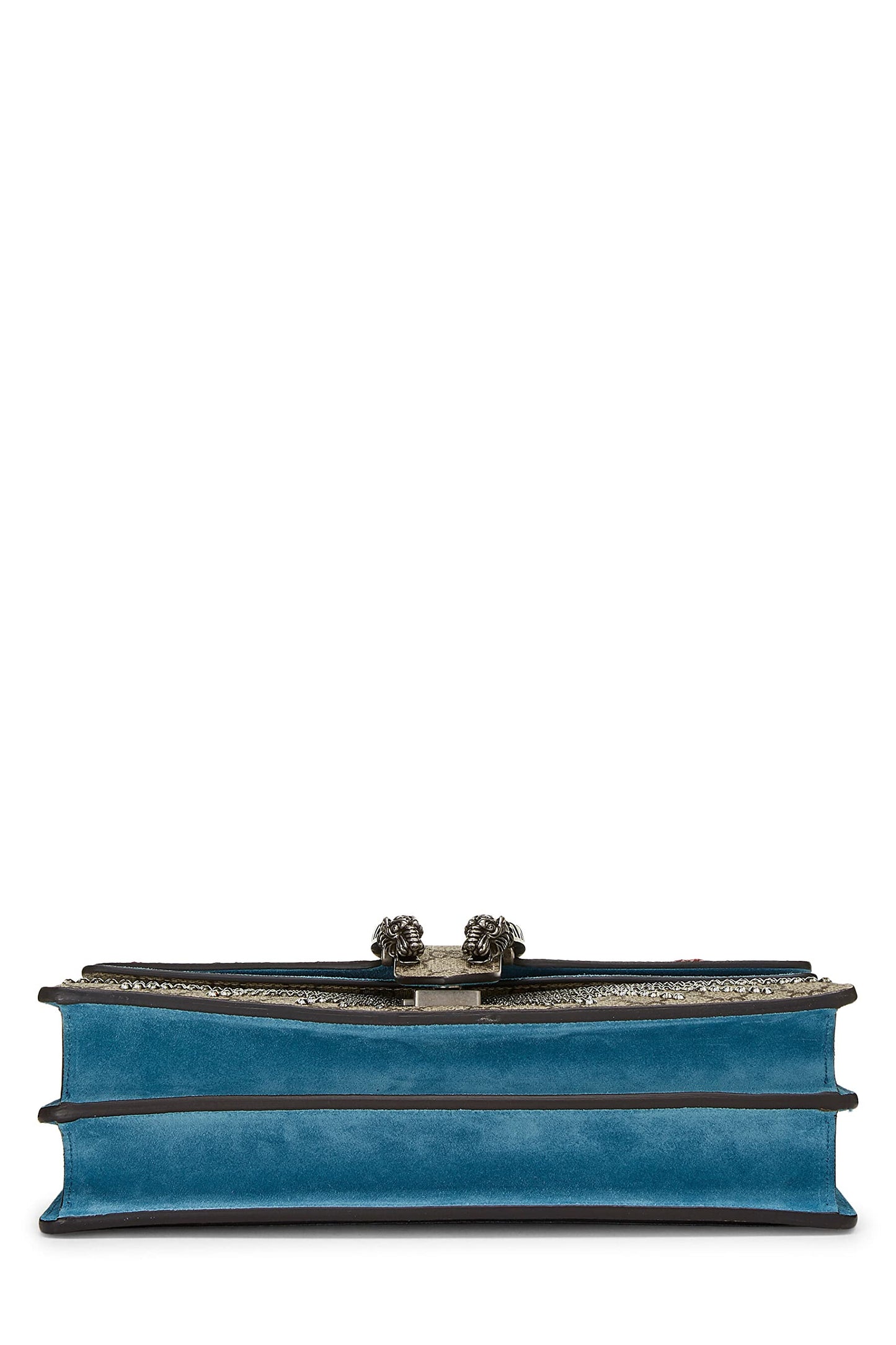 Gucci, Blue GG Supreme Canvas Embellished Tiger Dionysus Shoulder Medium, Blue