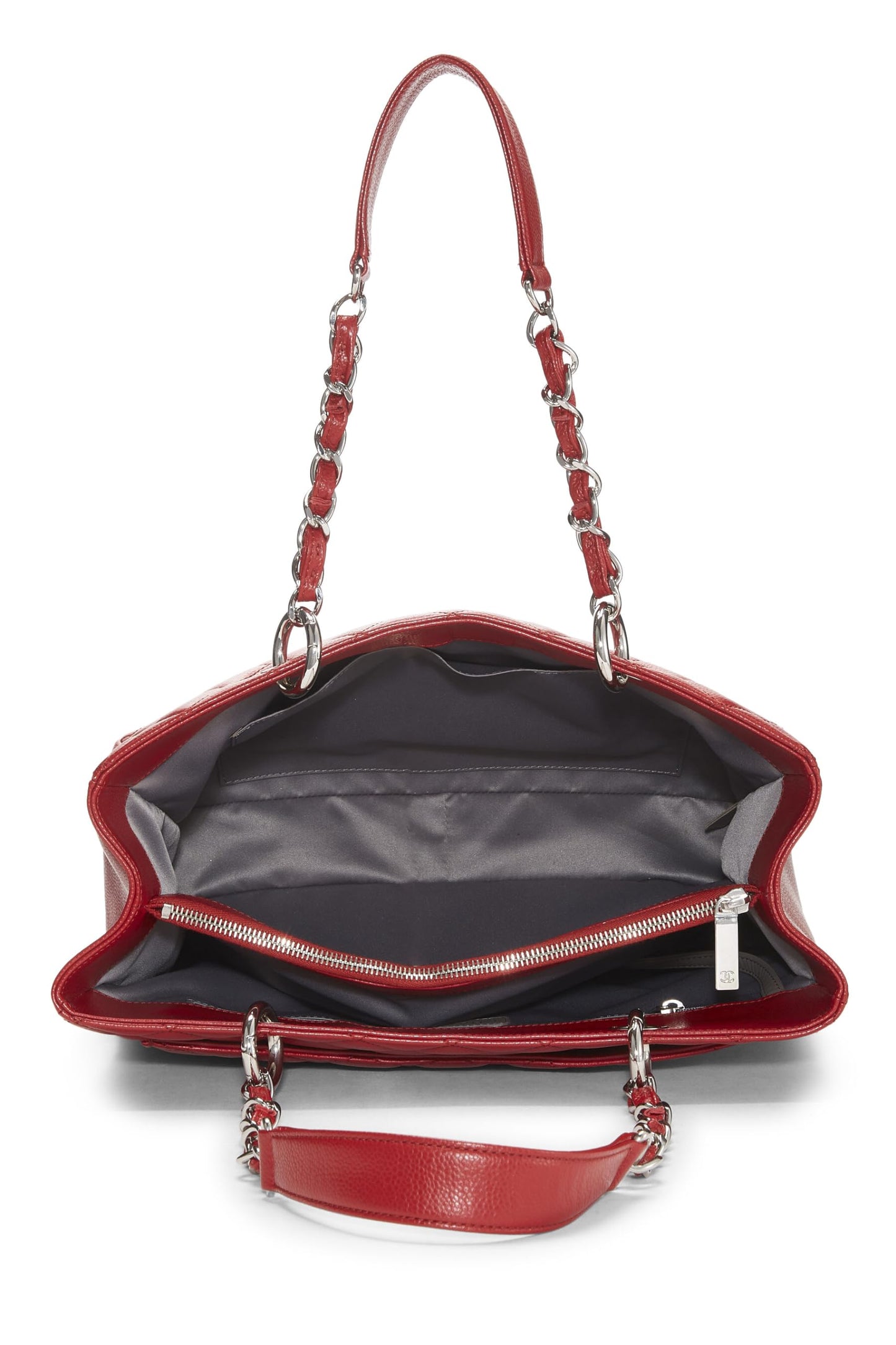 Chanel,  Red Caviar Grand Shopping Tote (GST), Red