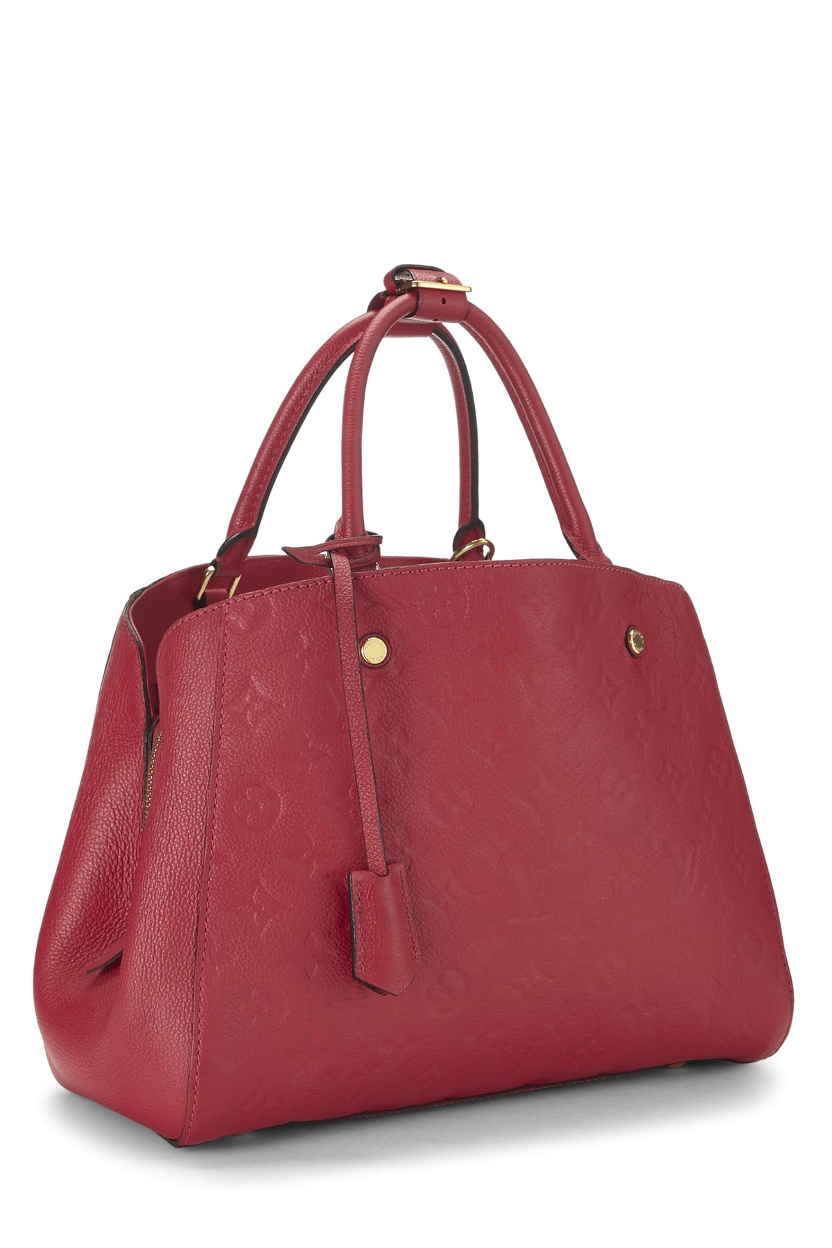 Louis Vuitton,  Pink Monogram Empreinte Montaigne MM, Pink
