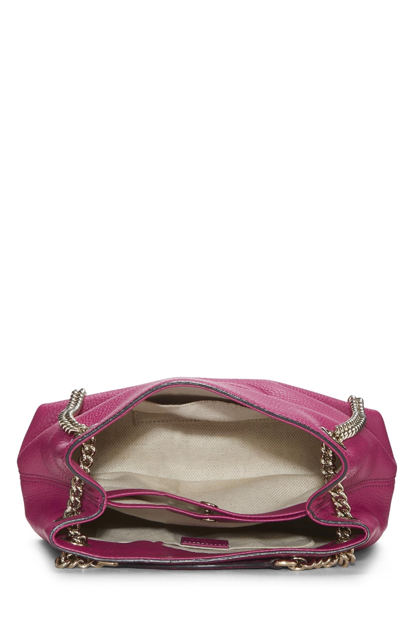Gucci, Pink Leather Soho Chain Tote Small, Pink