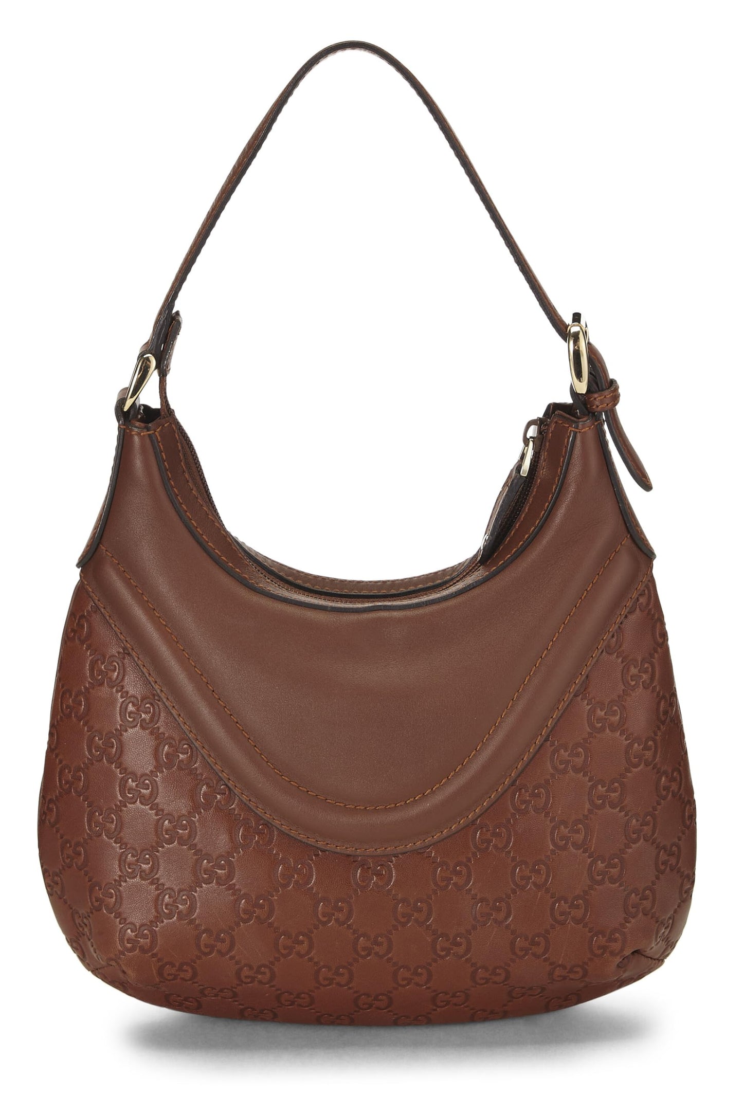 Gucci, Brown Guccissima Leather Hobo, Brown