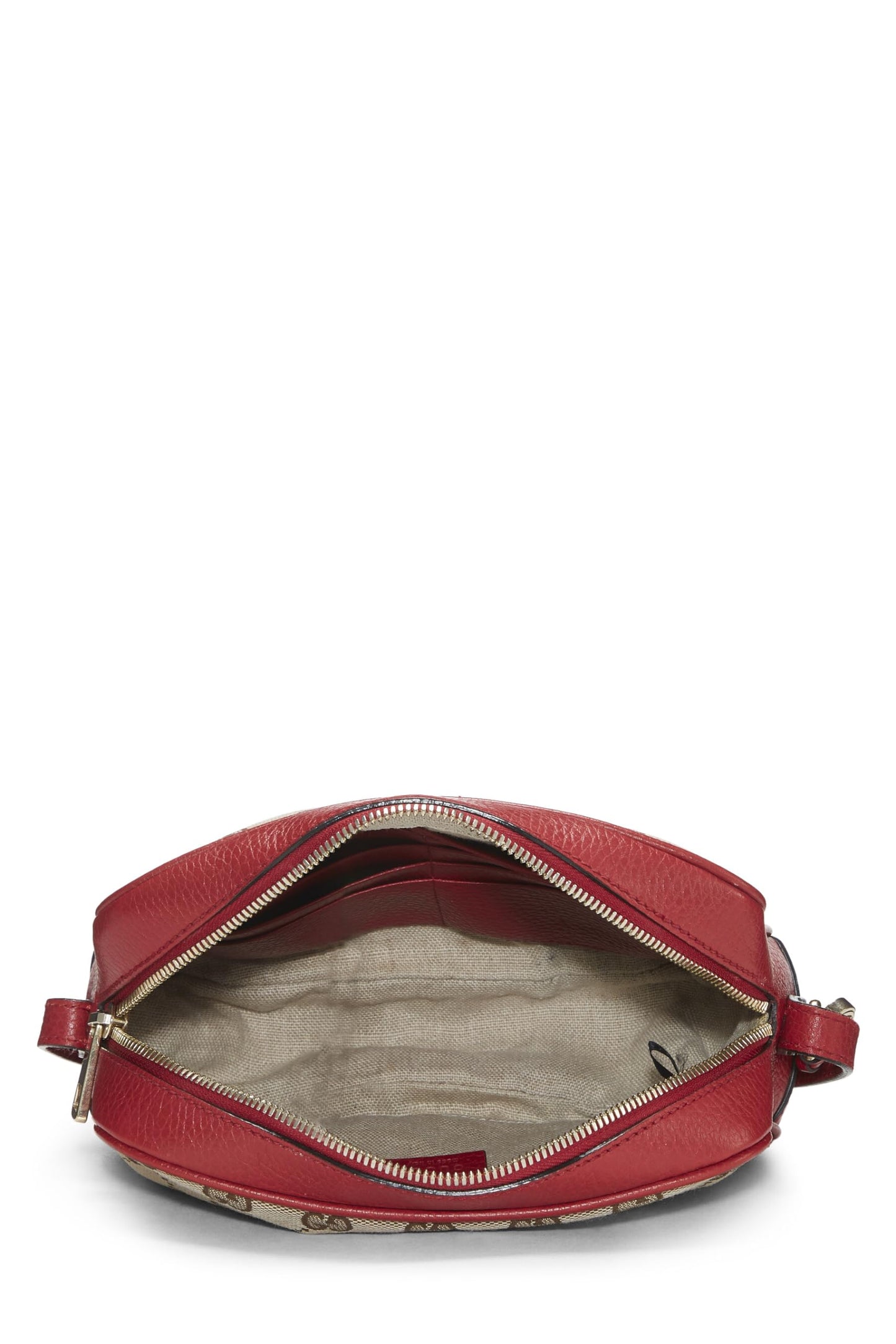 Gucci, Red Original GG Canvas Bree Crossbody Mini, Red