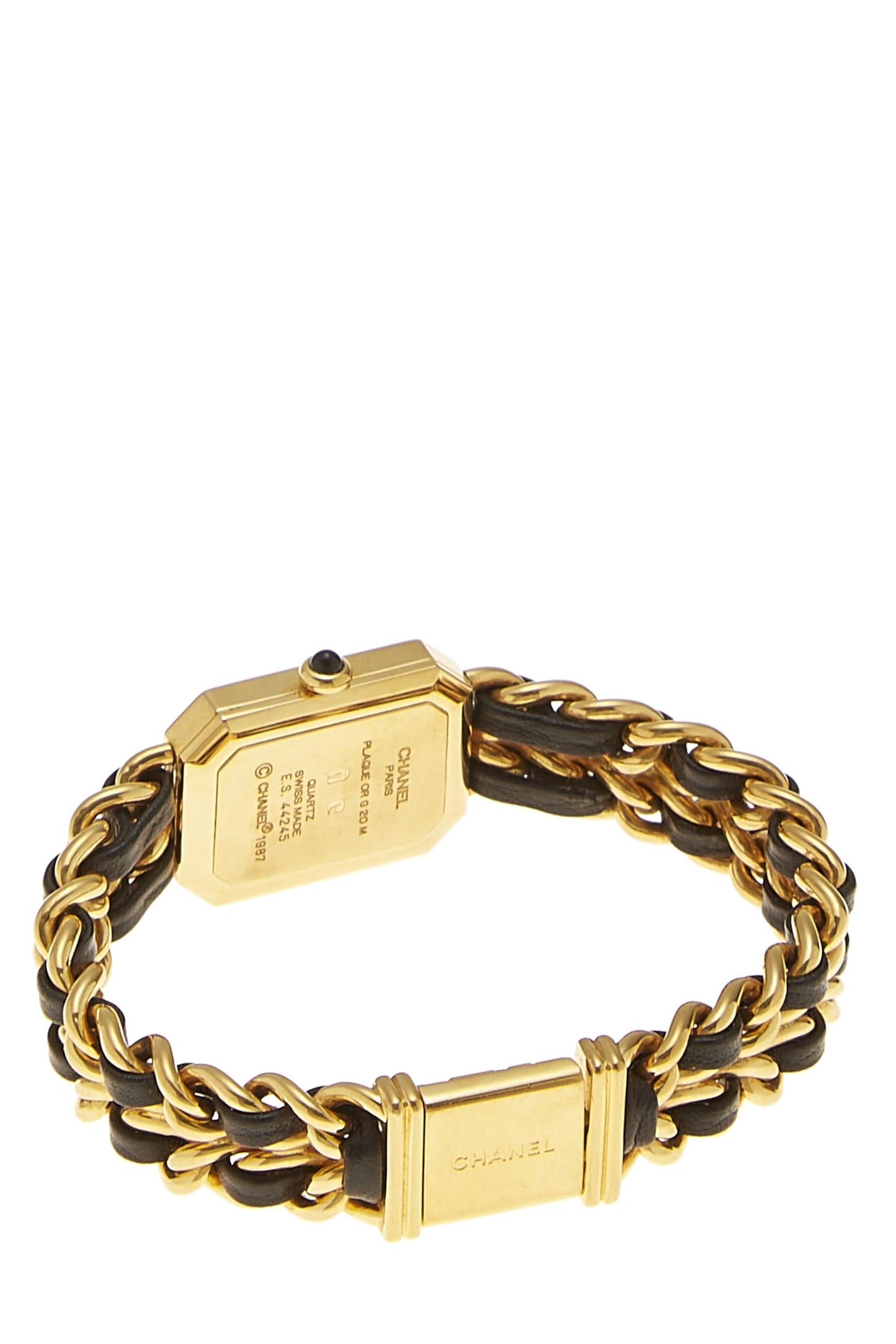 Chanel,  Black & Gold Premiere Watch Large, Black