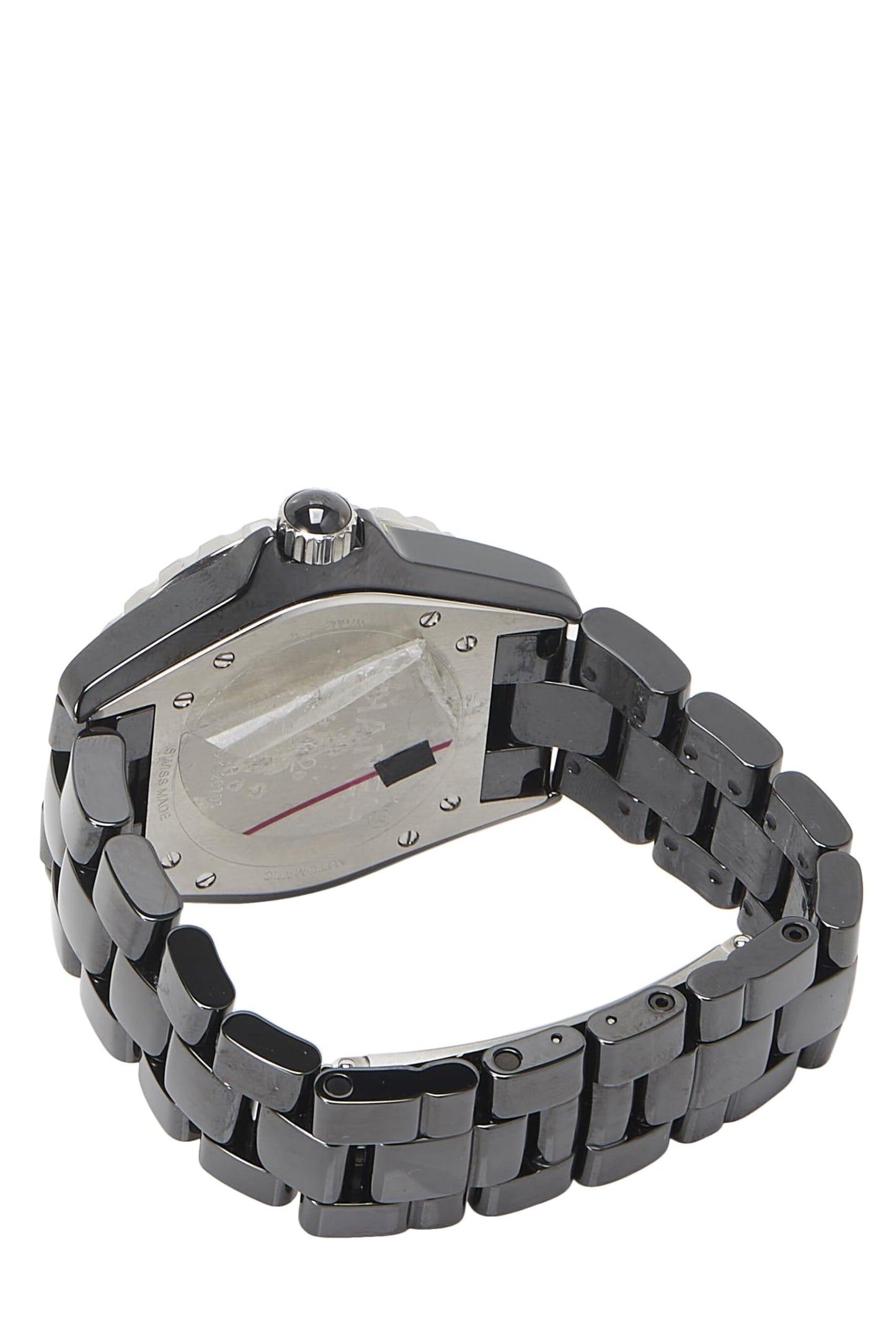 Chanel,  Black Ceramic J12 Watch 38mm, Black