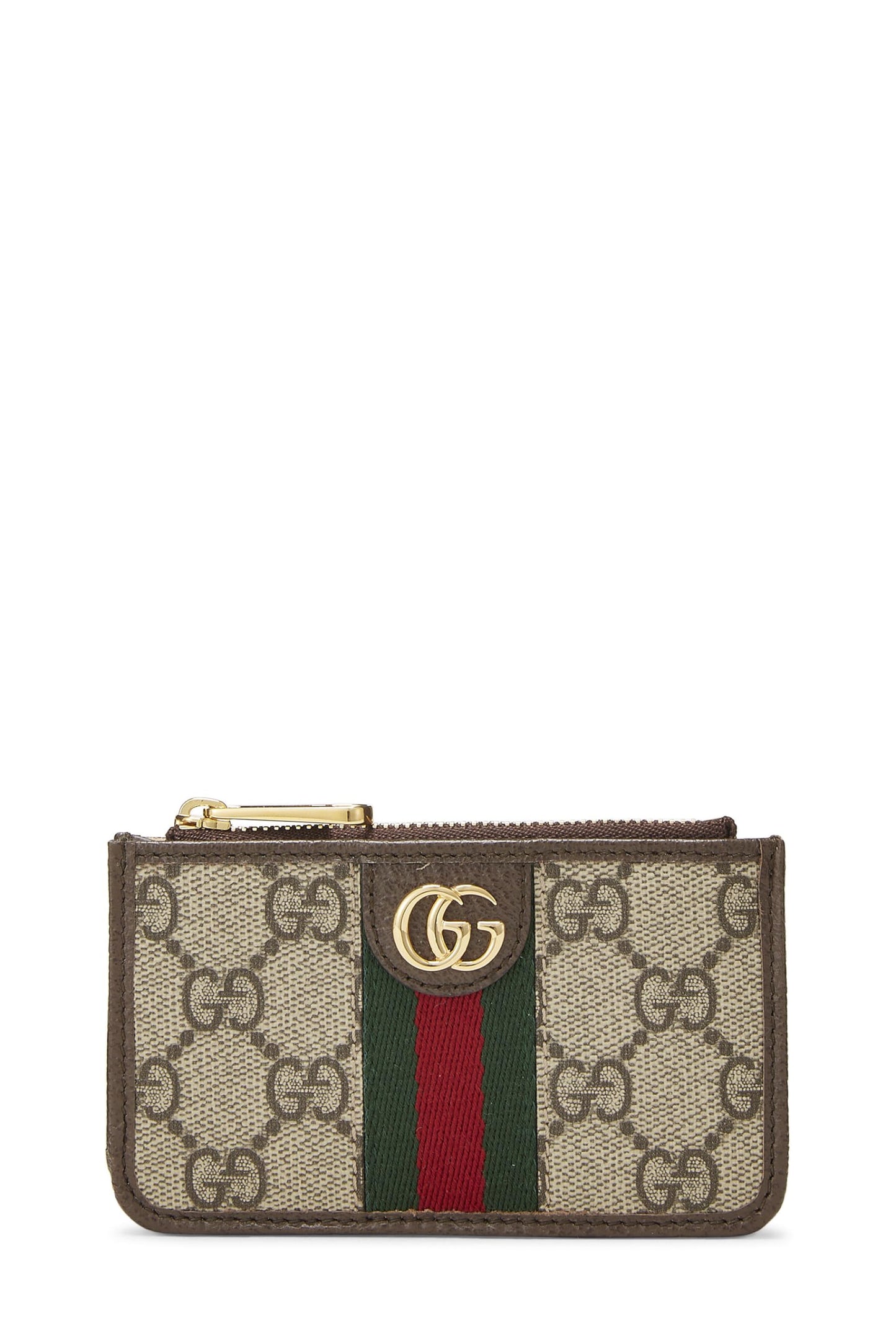 Gucci, Original GG Supreme Canvas Ophidia Card Case, Brown