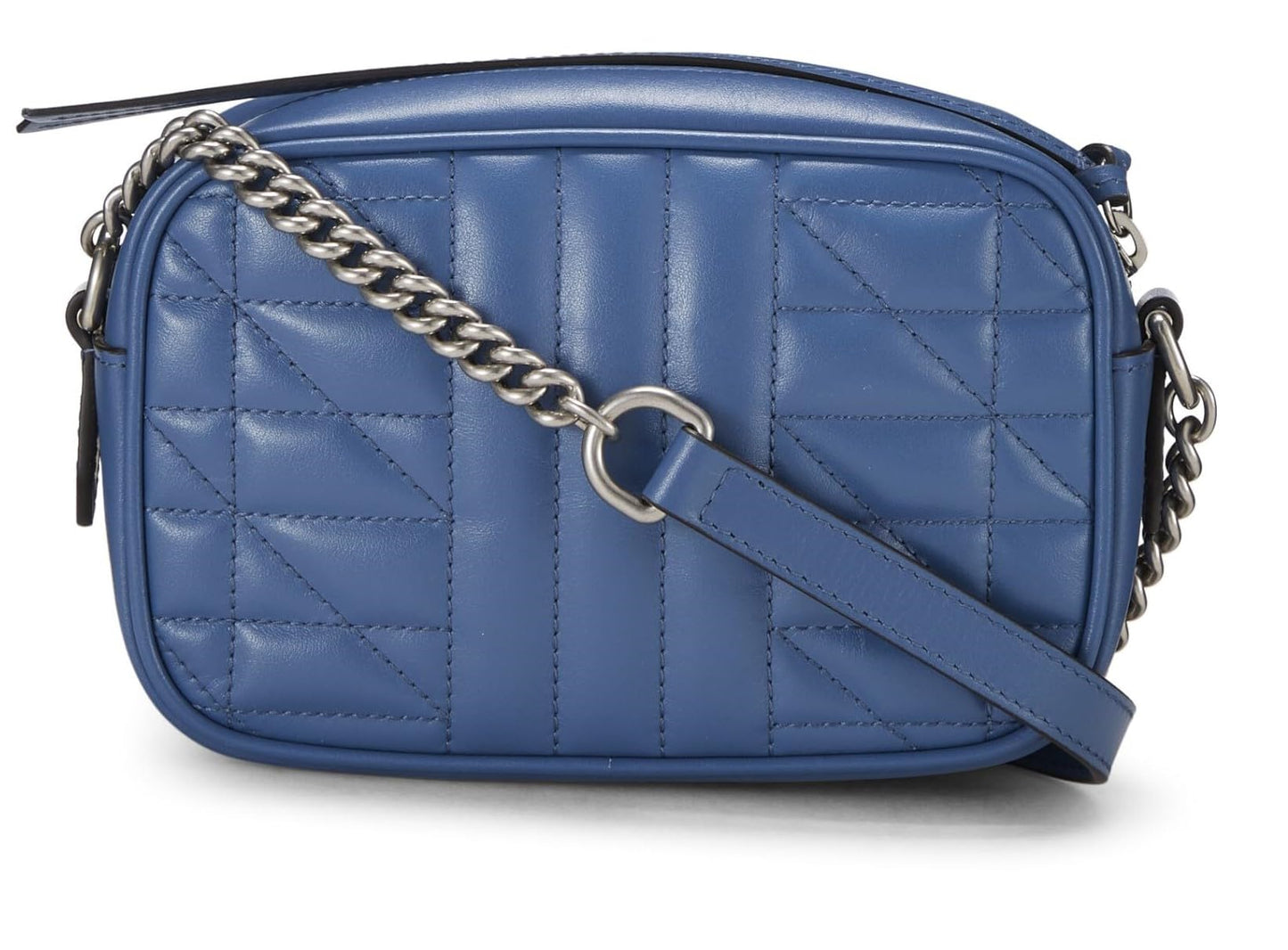 Gucci, Blue GG Marmont Crossbody Mini, Blue
