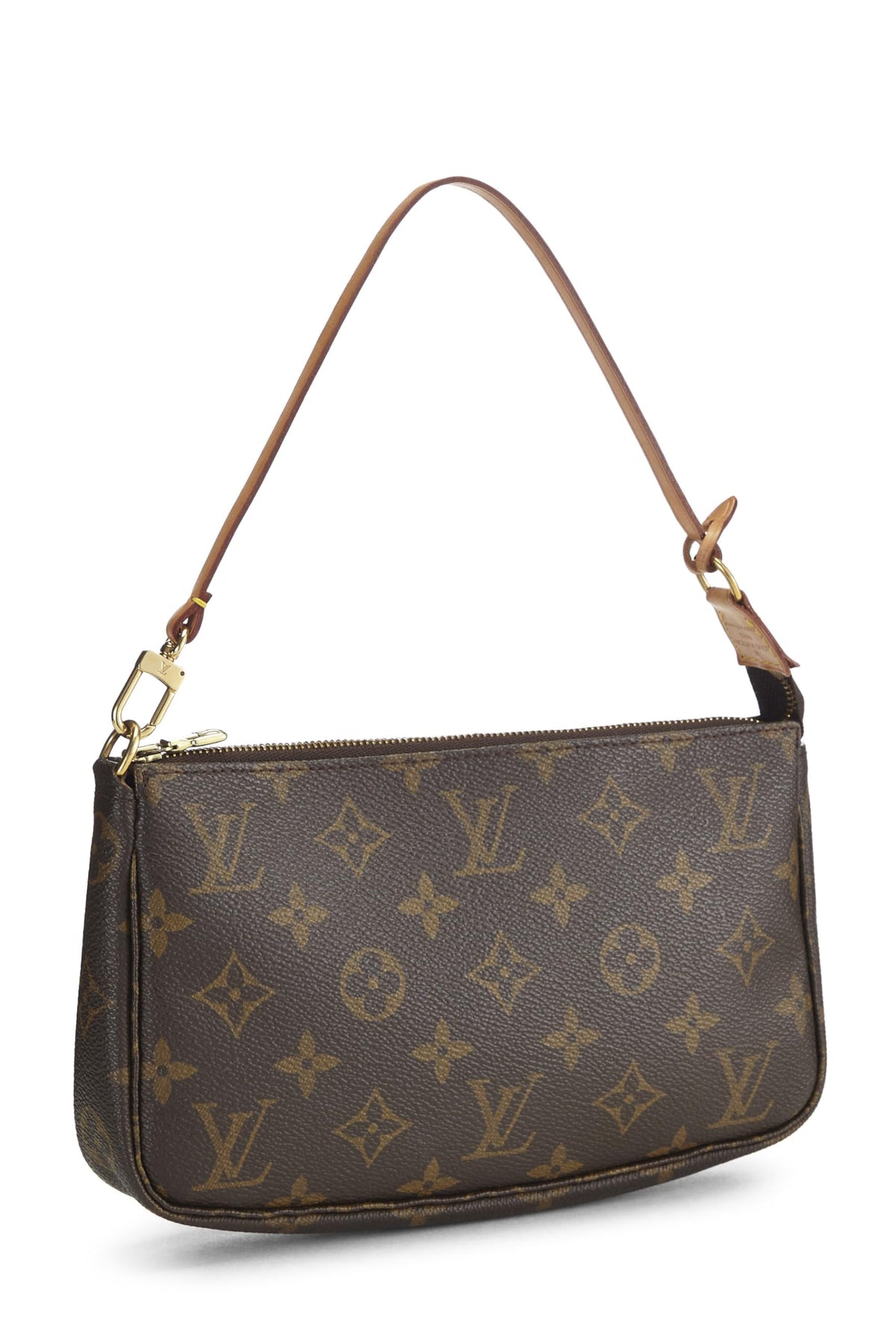 Louis Vuitton,  Monogram Canvas Pochette Accessoires, Brown