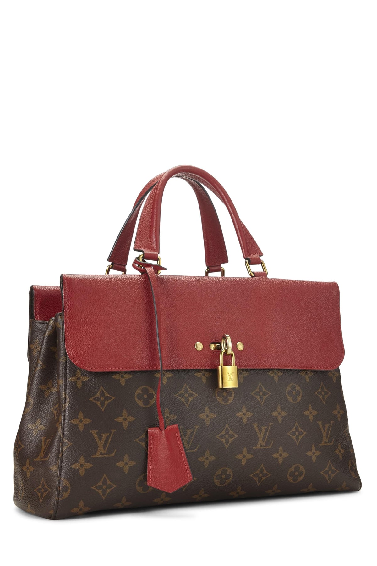 Louis Vuitton,  Navy Monogram Canvas Venus, Red