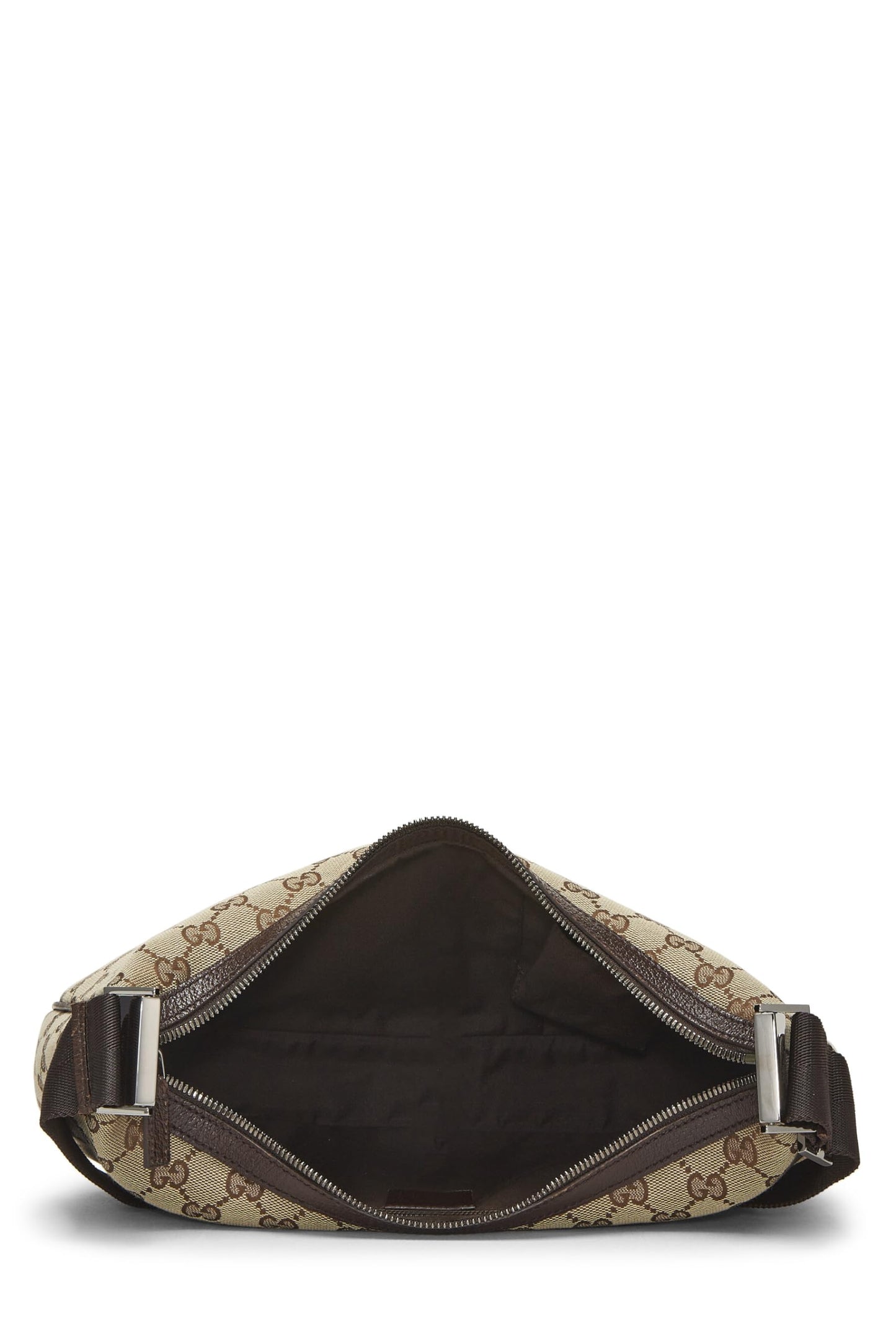 Gucci, Original GG Canvas Round Messenger, Brown