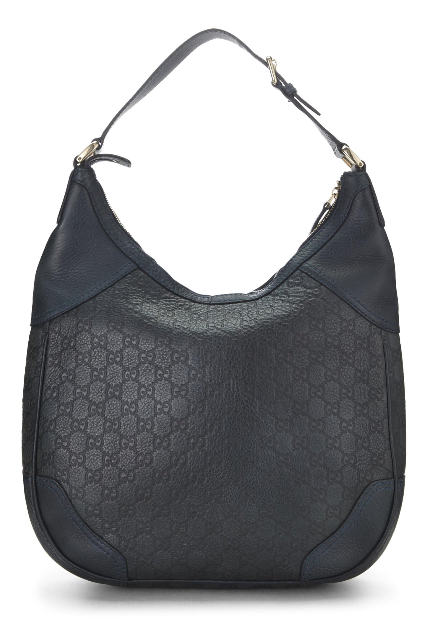 Gucci, Navy Guccissima Leather Catherine Hobo, Navy
