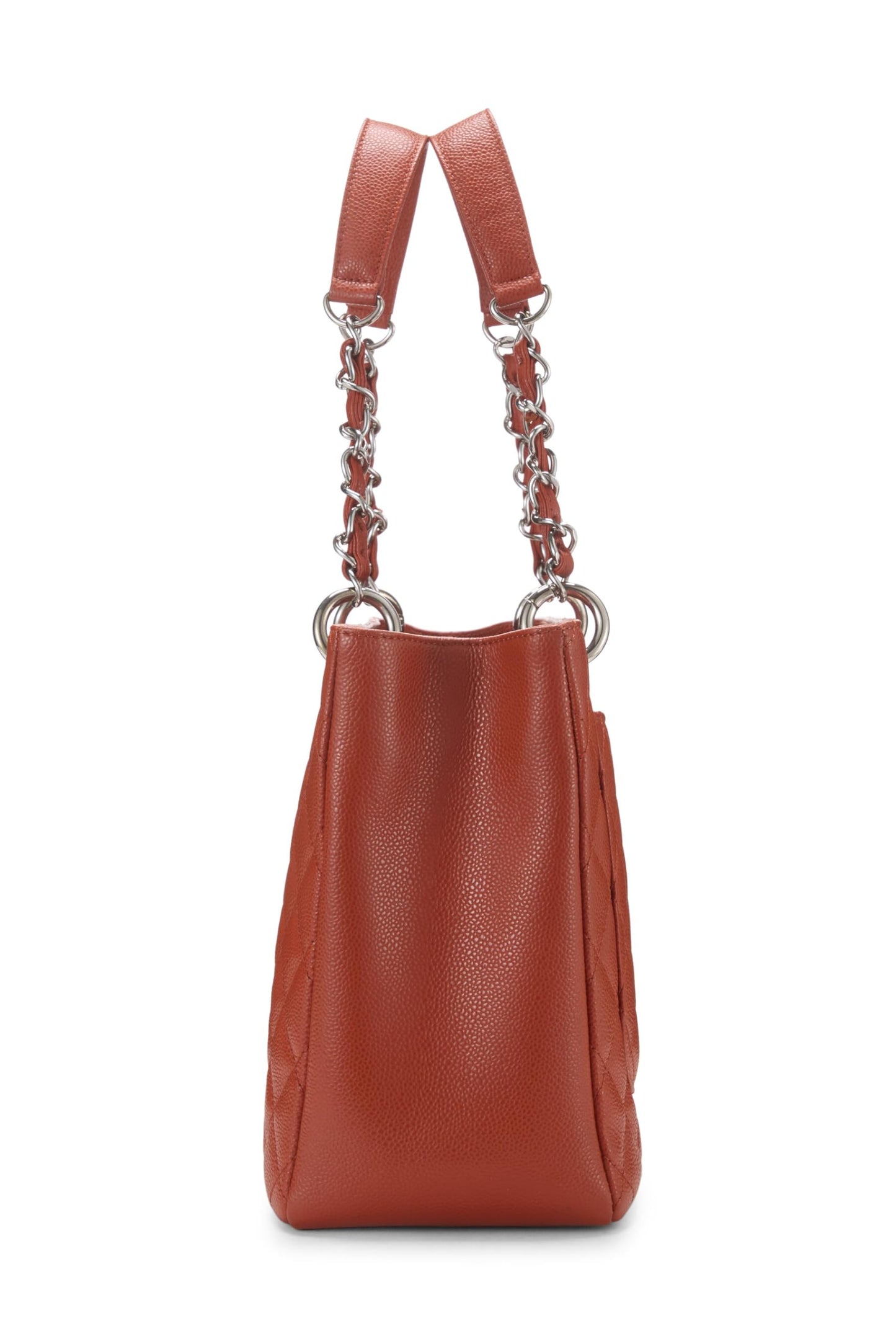 Chanel,  Orange Caviar Grand Shopping Tote (GST), Orange