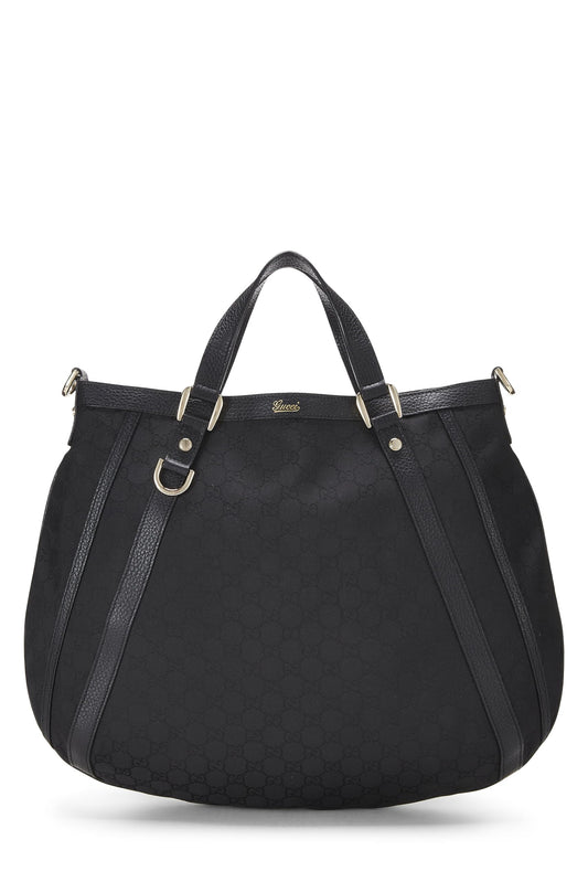 Gucci, Brown GG Denim Convertible Hobo Large, Brown